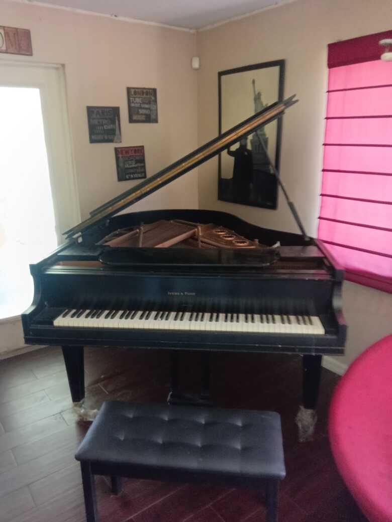 Baby grand,  ivers and pond