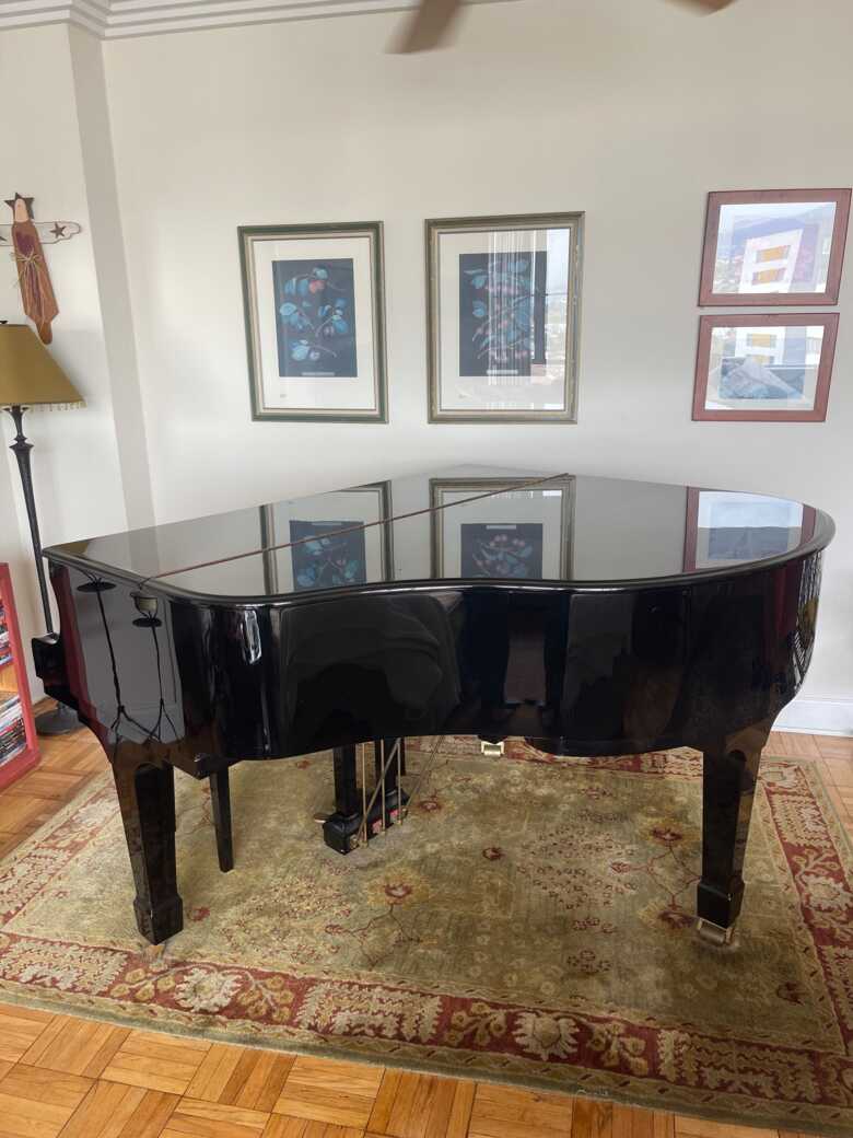 Wyman petite baby grand piano