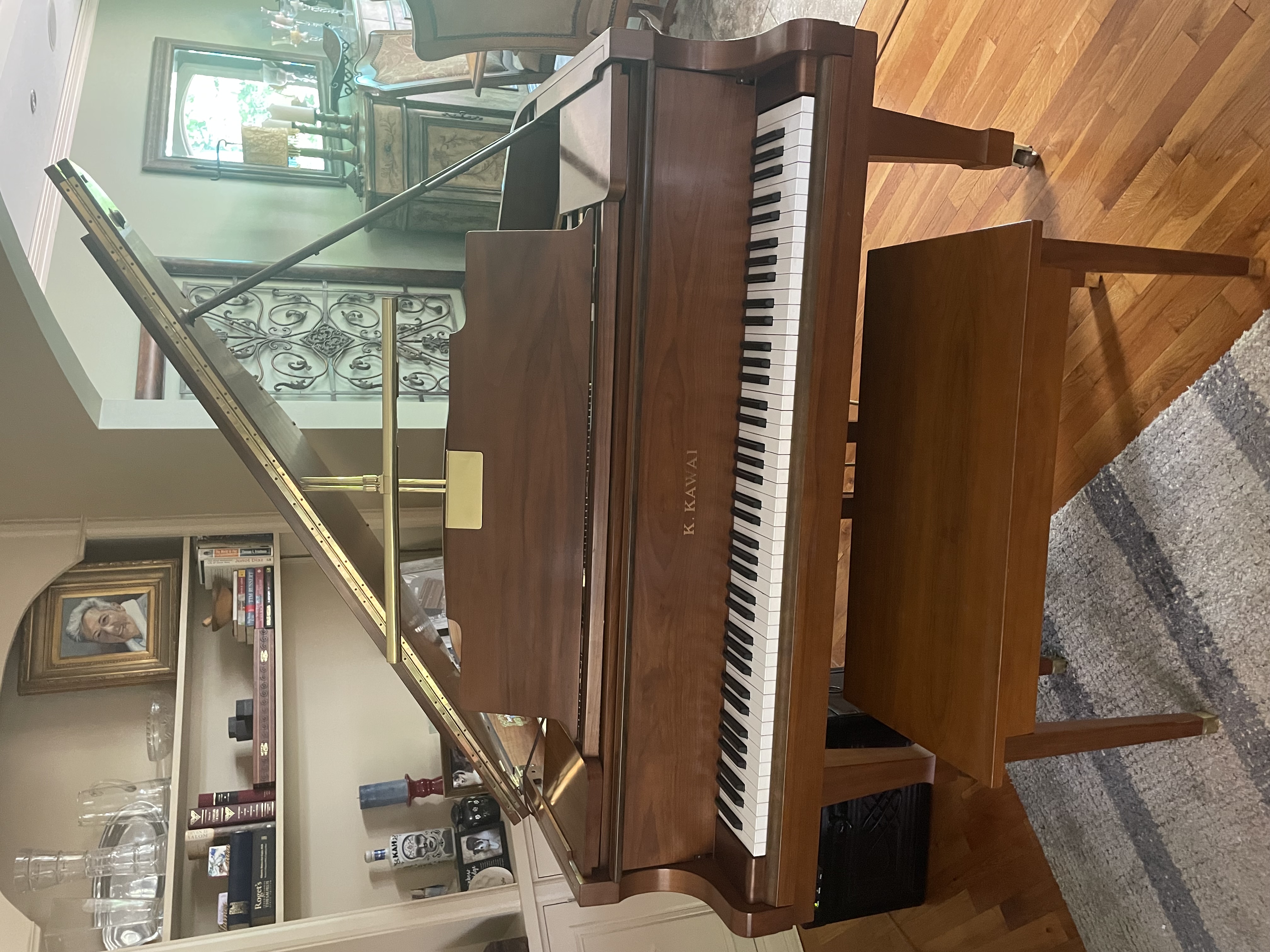Kawai KG-2C Grand Piano 5’10” satin walnut finish pristine