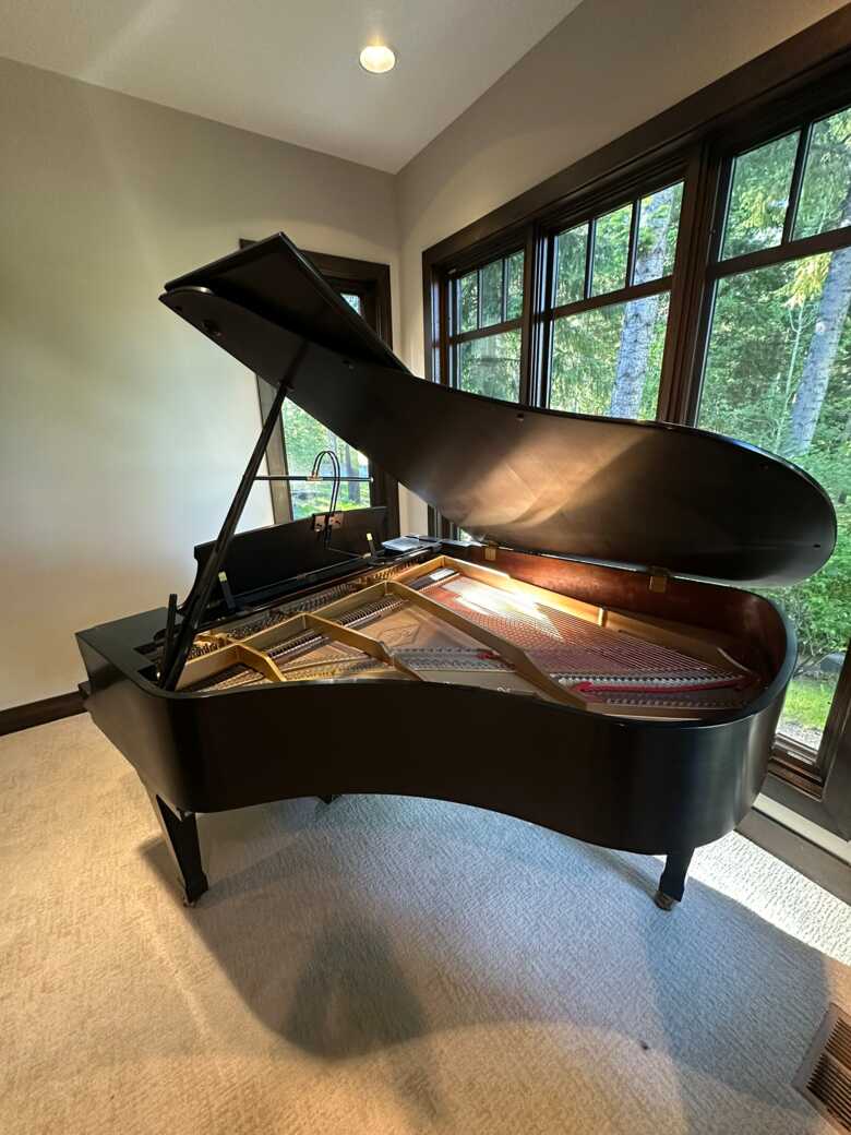 Beautiful Boston Parlor Grand Piano. 