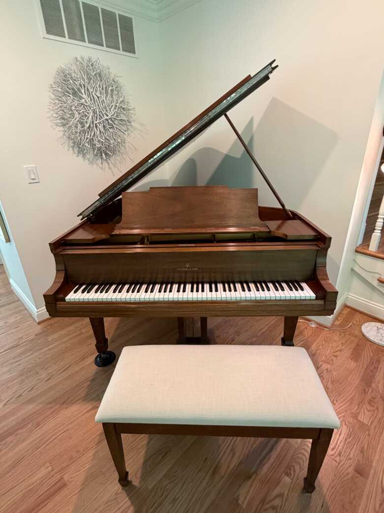 Elegant Walnut Steinway Model M