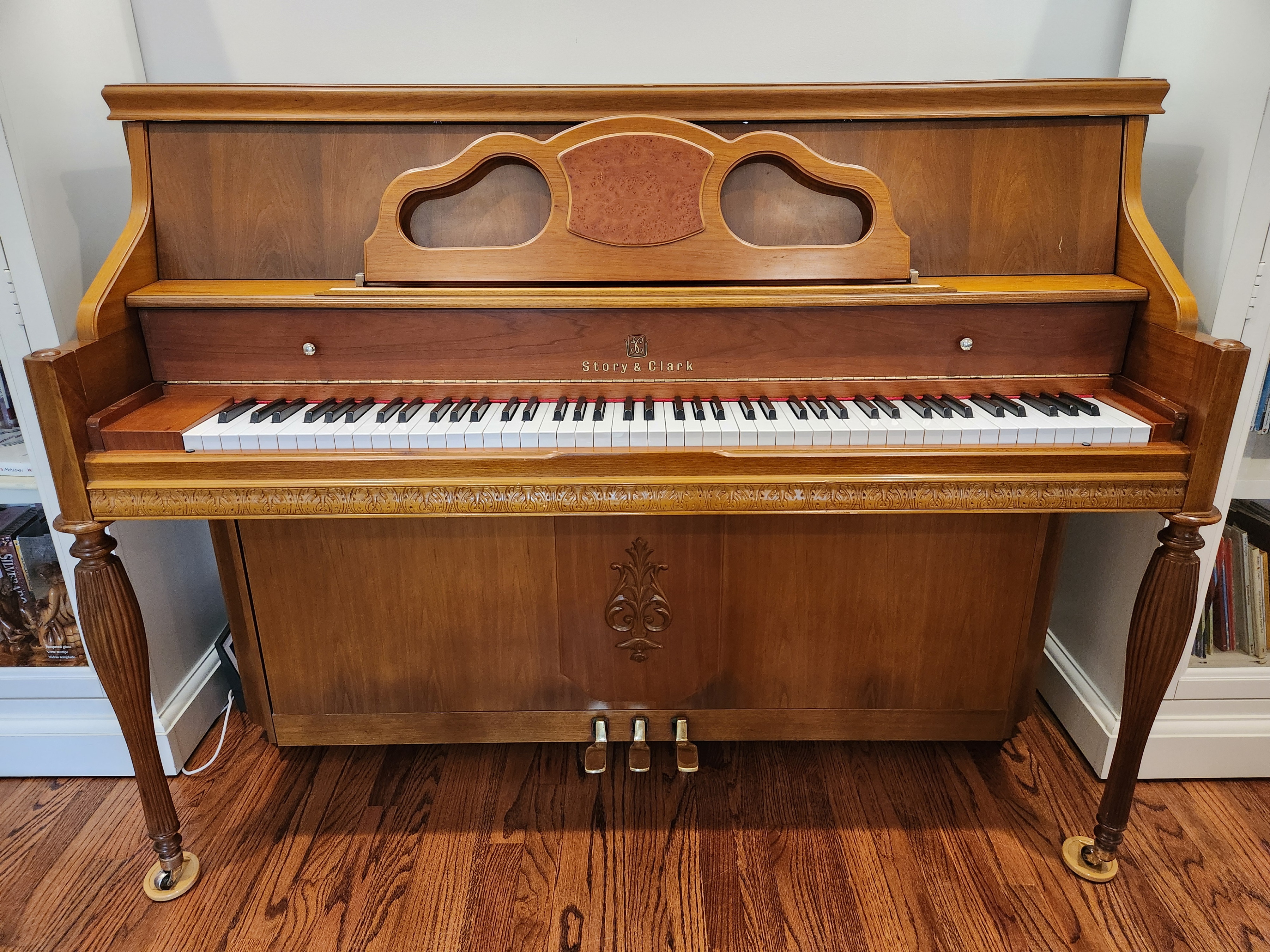 Beautiful Story & Clark upright piano