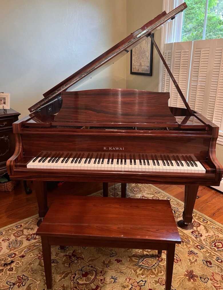 Kawai KG-2D Parlor Grand Piano 5'10" - 1982 ROSEWOOD GLOSS 