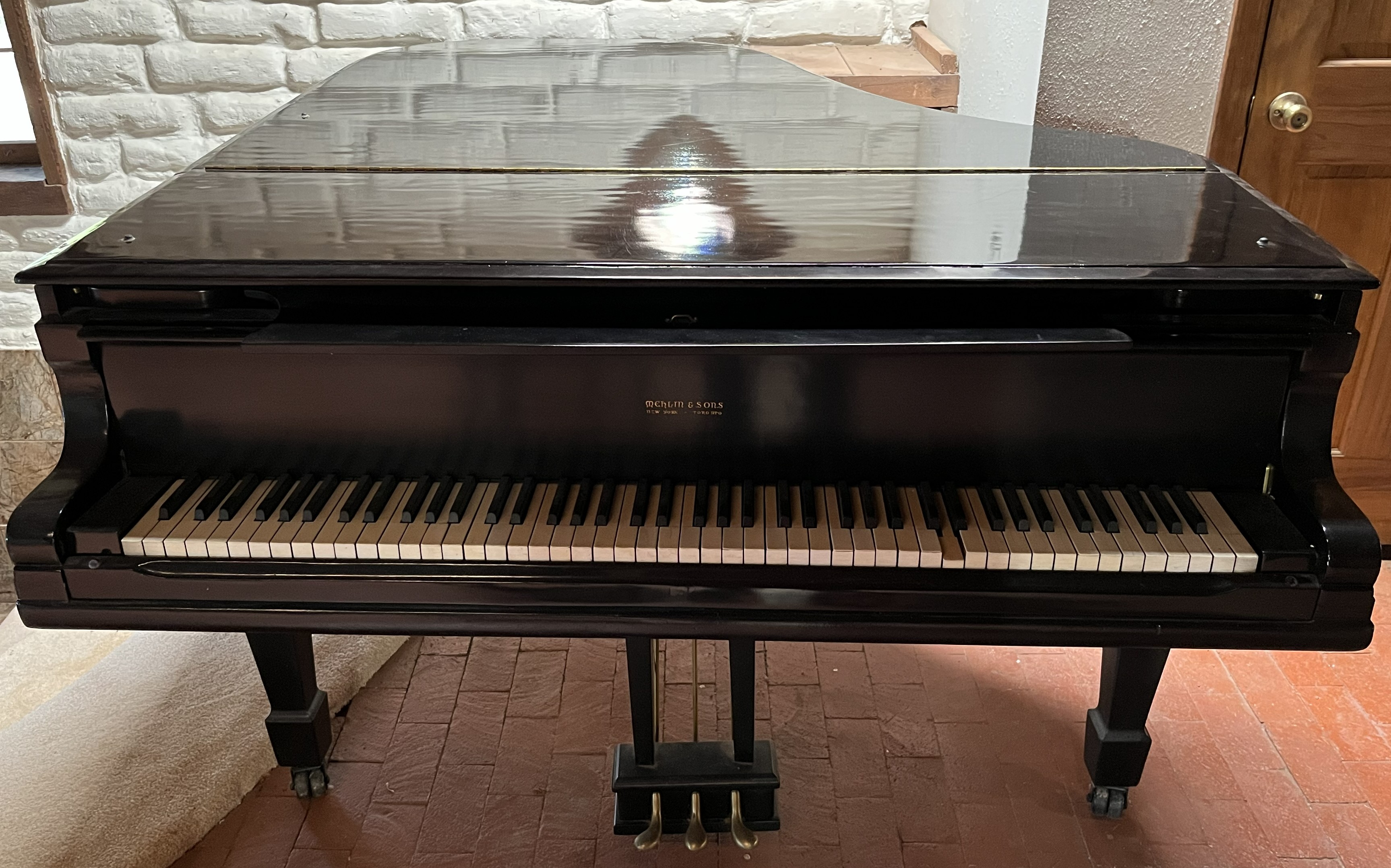 Mehlin & Sons baby grand piano for sale