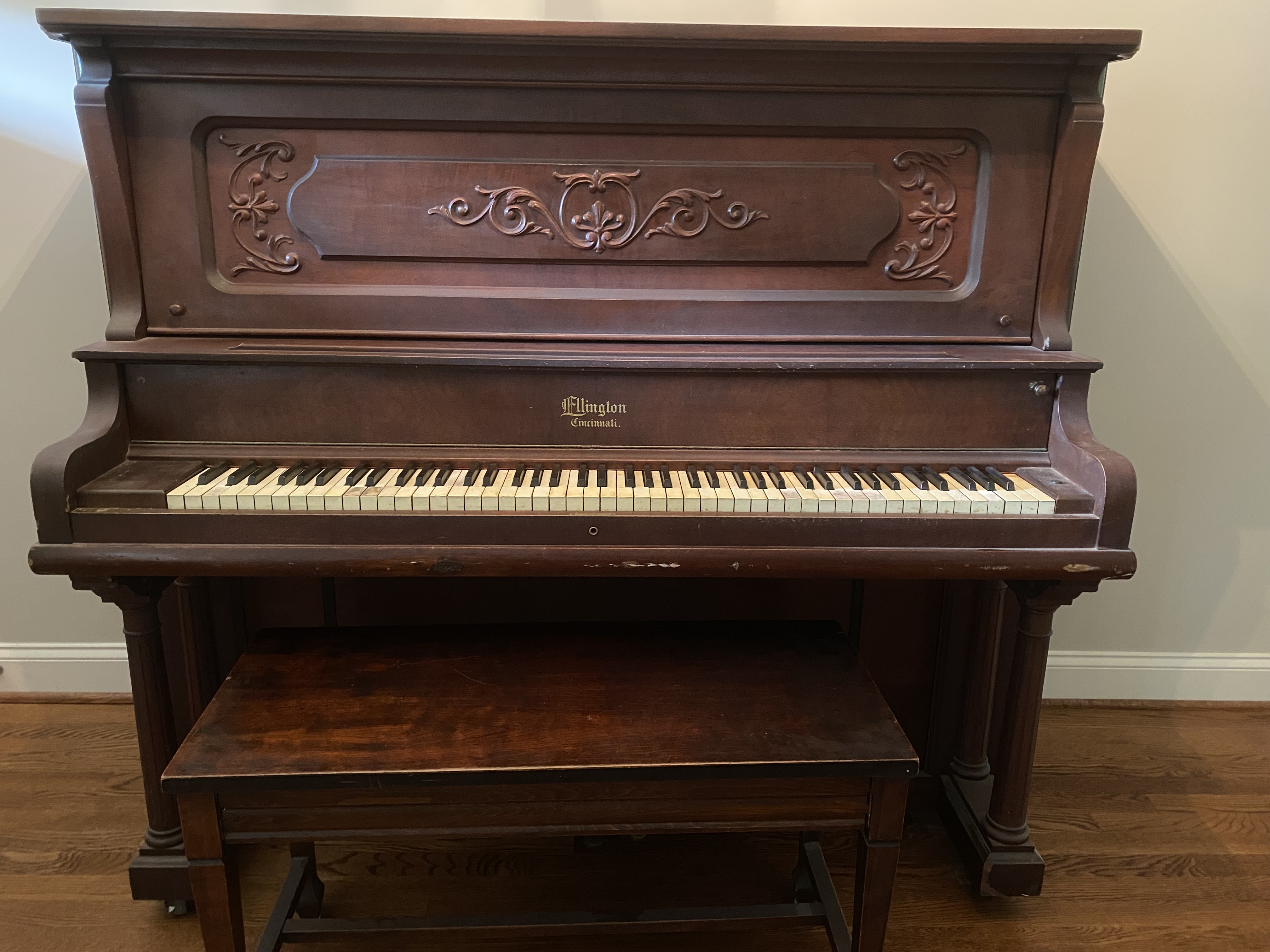 Gorgeous antique piano