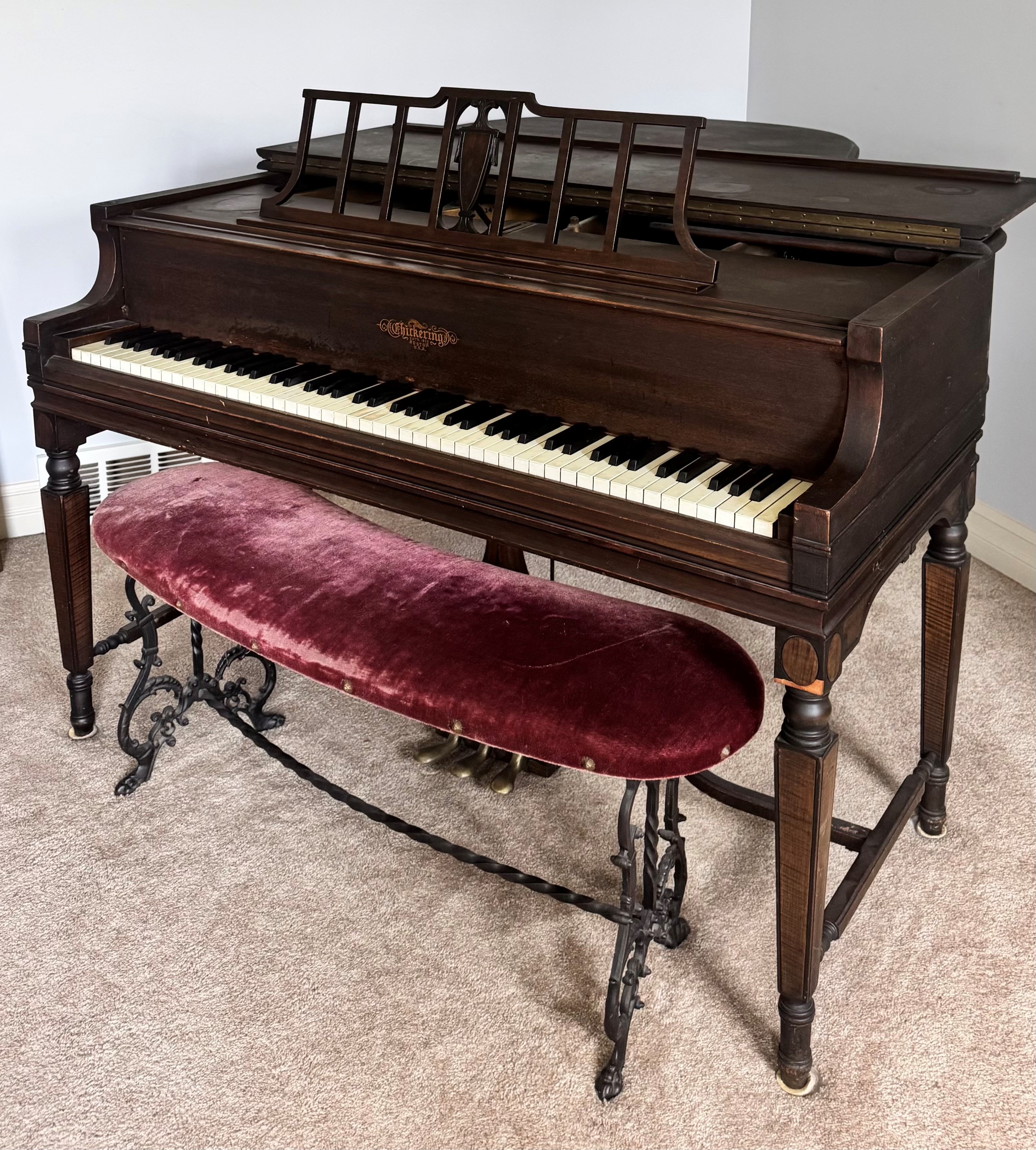 Chickering Baby grand piano