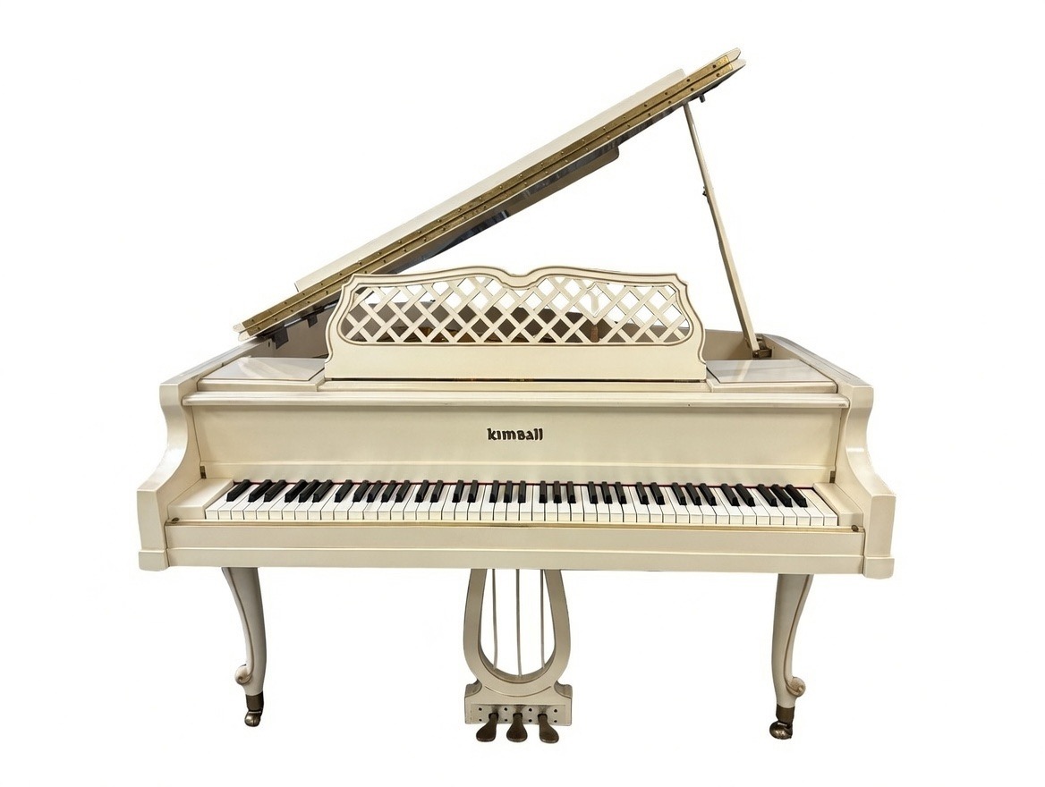 Gorgeous Ivory Baby Grand! Excellent Condition! One Owner! 