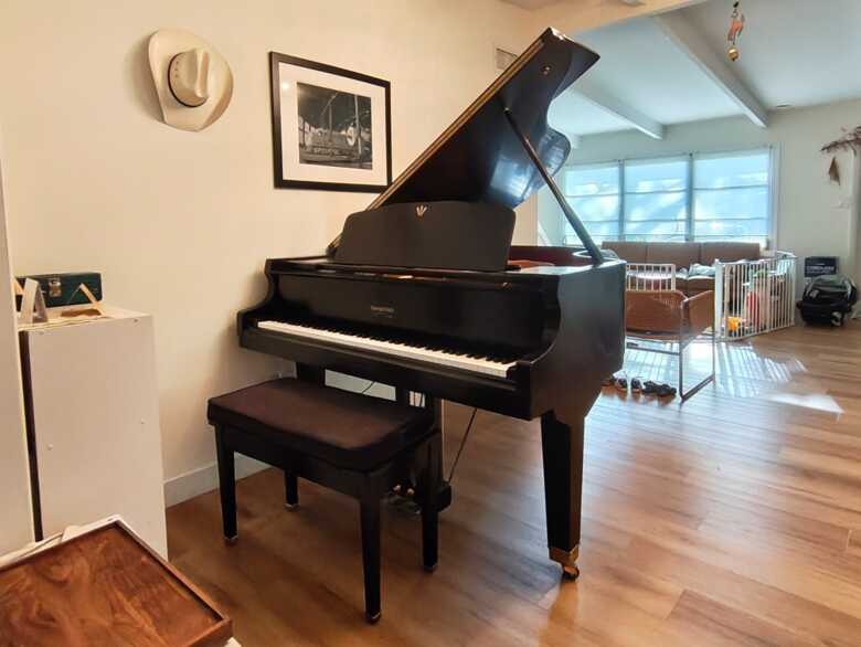 George Steck grand piano, one owner, maintained 