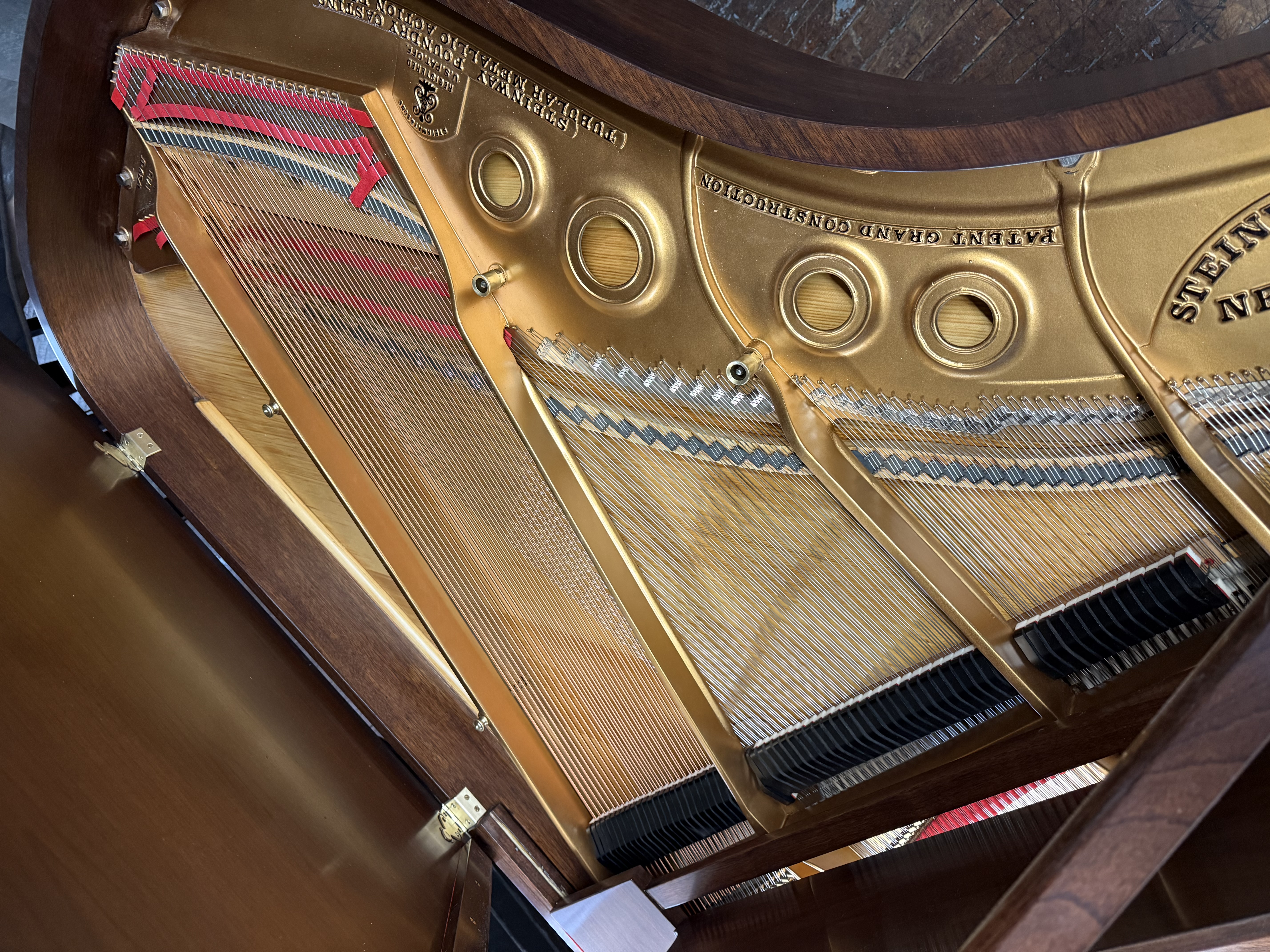 Completely Rebuilt Steinway A3 Mahogany