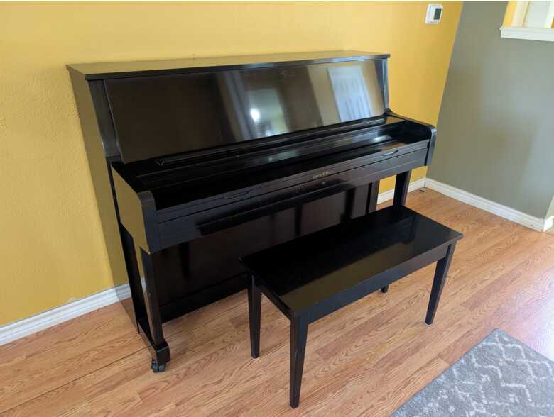 Charles Walter Studio Upright Piano
