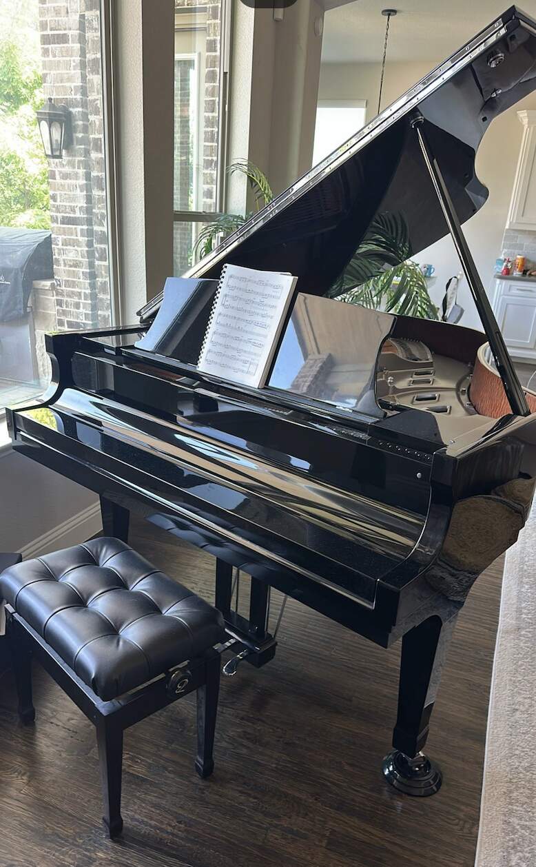 2019 Boston GP178 5'7" Ebony Baby Grand Piano