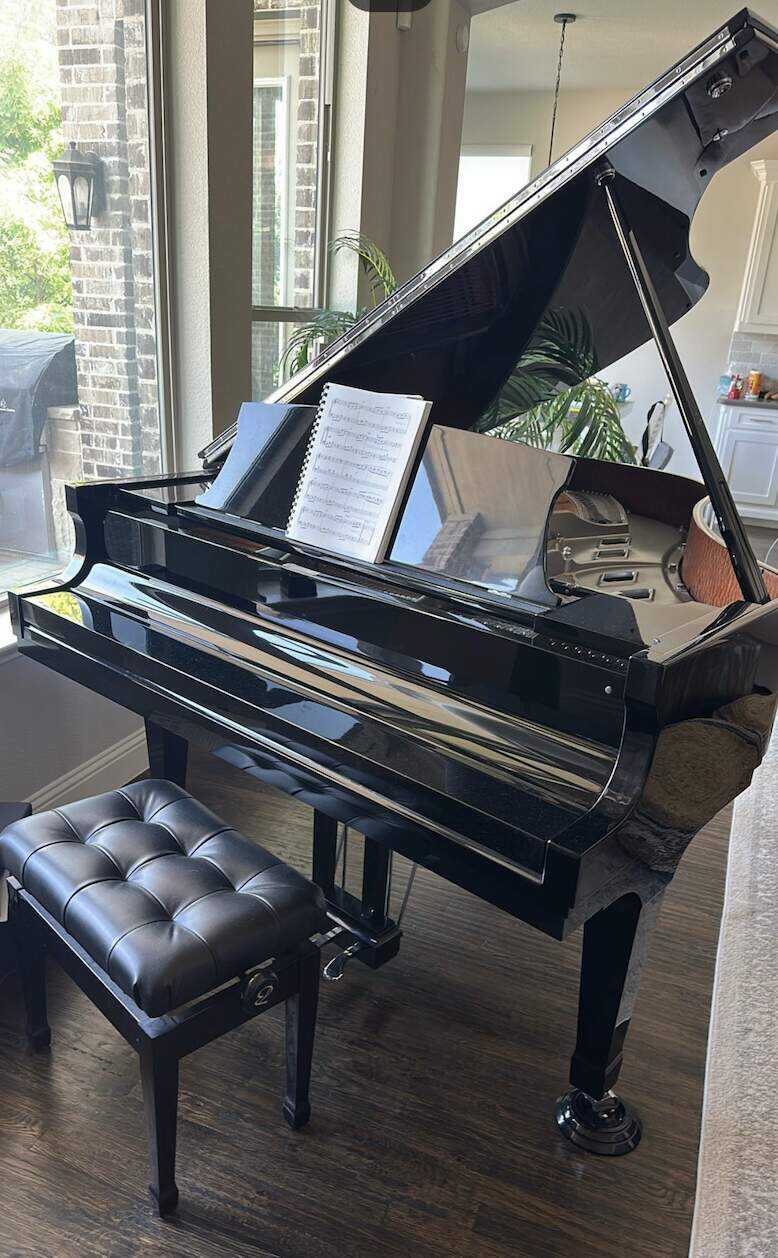 2019 Boston GP178 5'7" Ebony Baby Grand Piano