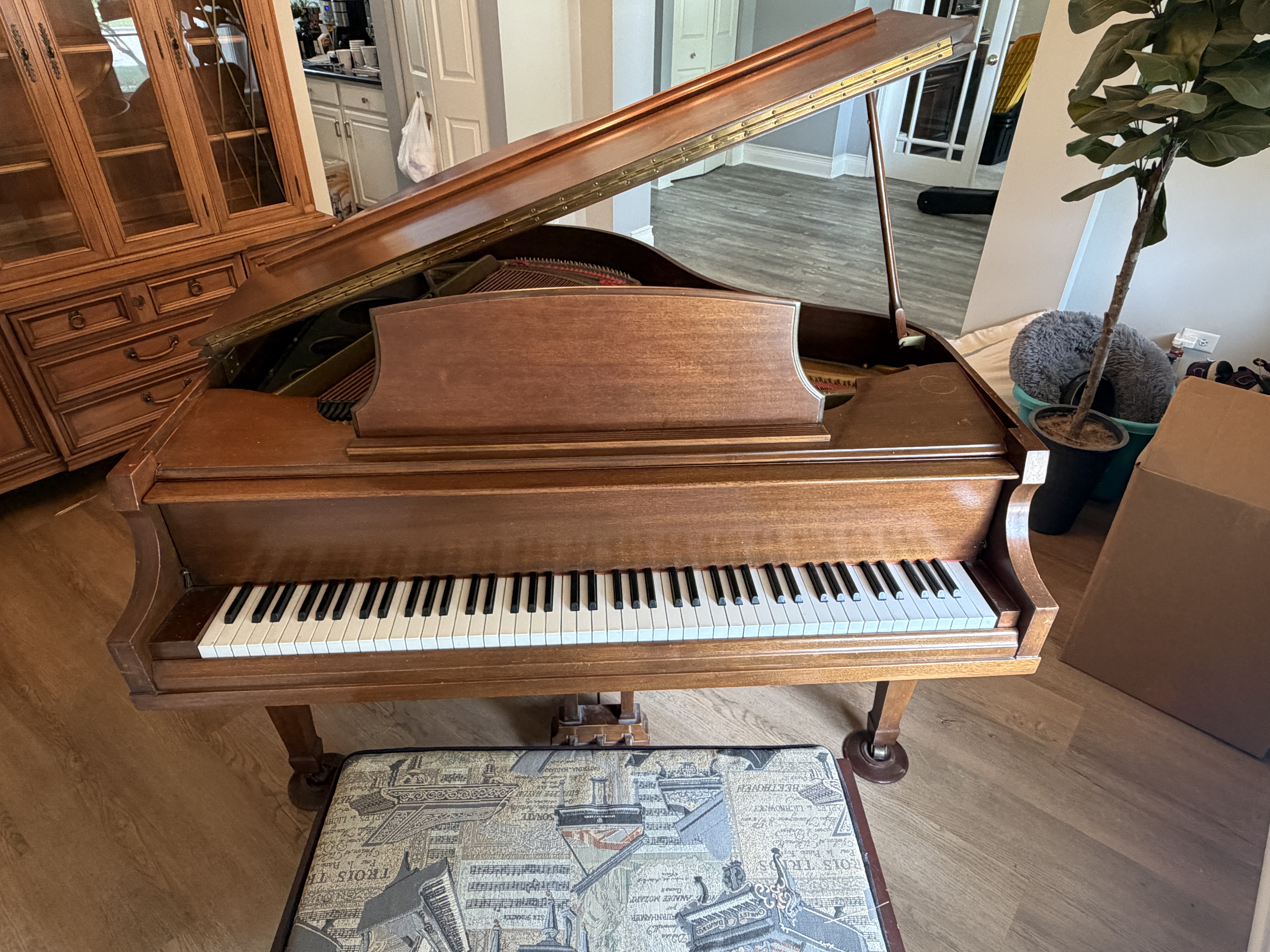 1920 Wheelock Baby Grand. One owner. Fully rebuilt 1990.