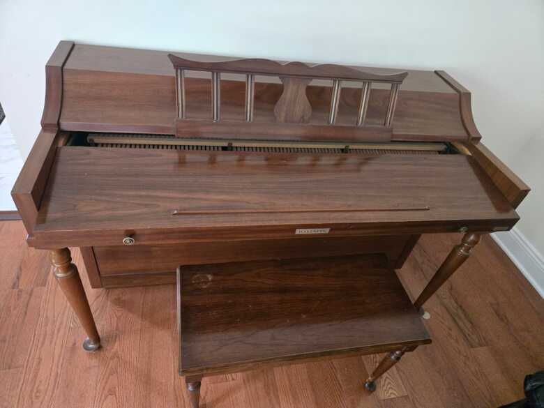 1967 Baldwin Acrosonic Spinet Piano with Bench