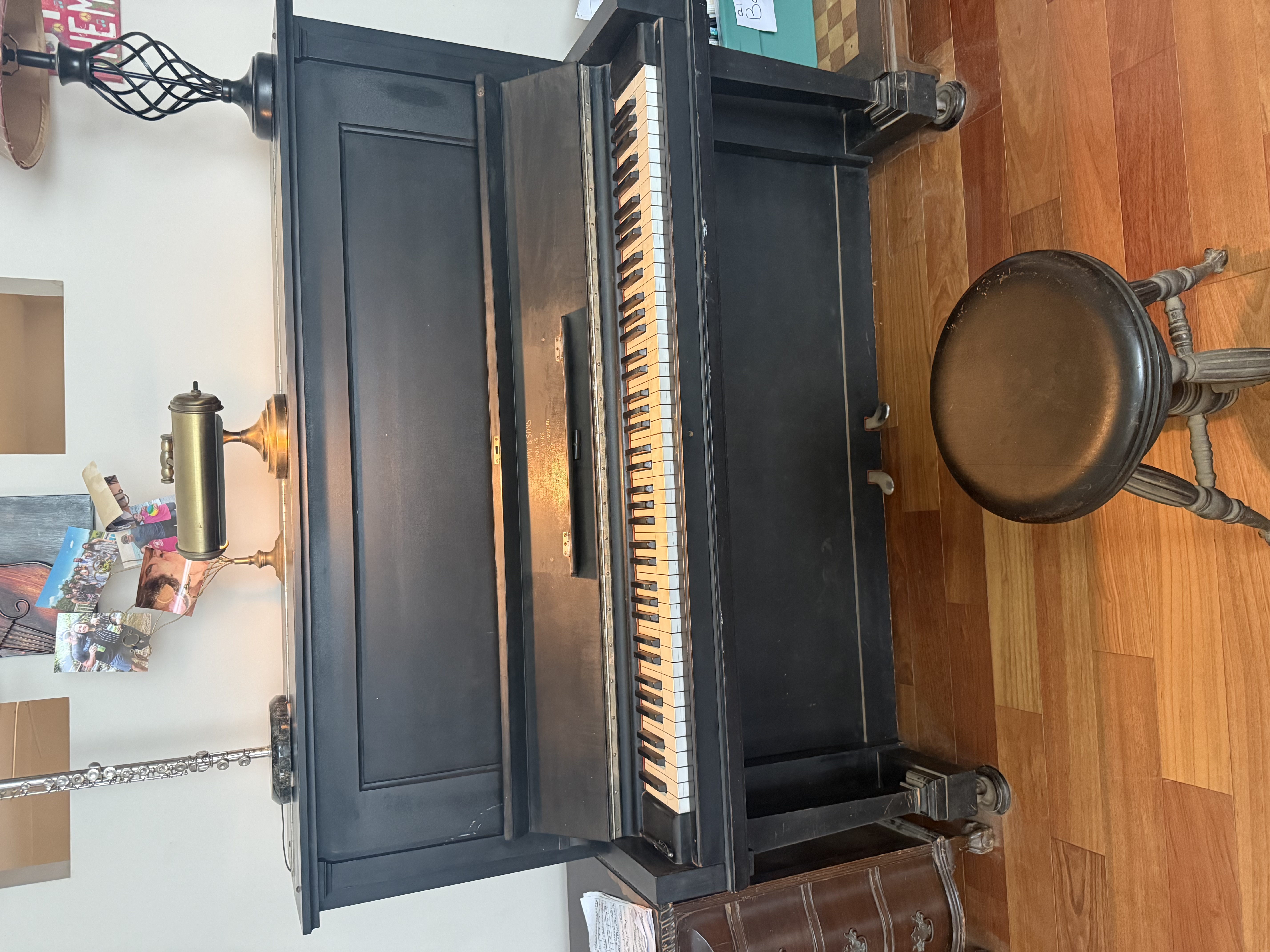 Steinway & Sons Upright Piano – Circa 1895 – Serial #132014 