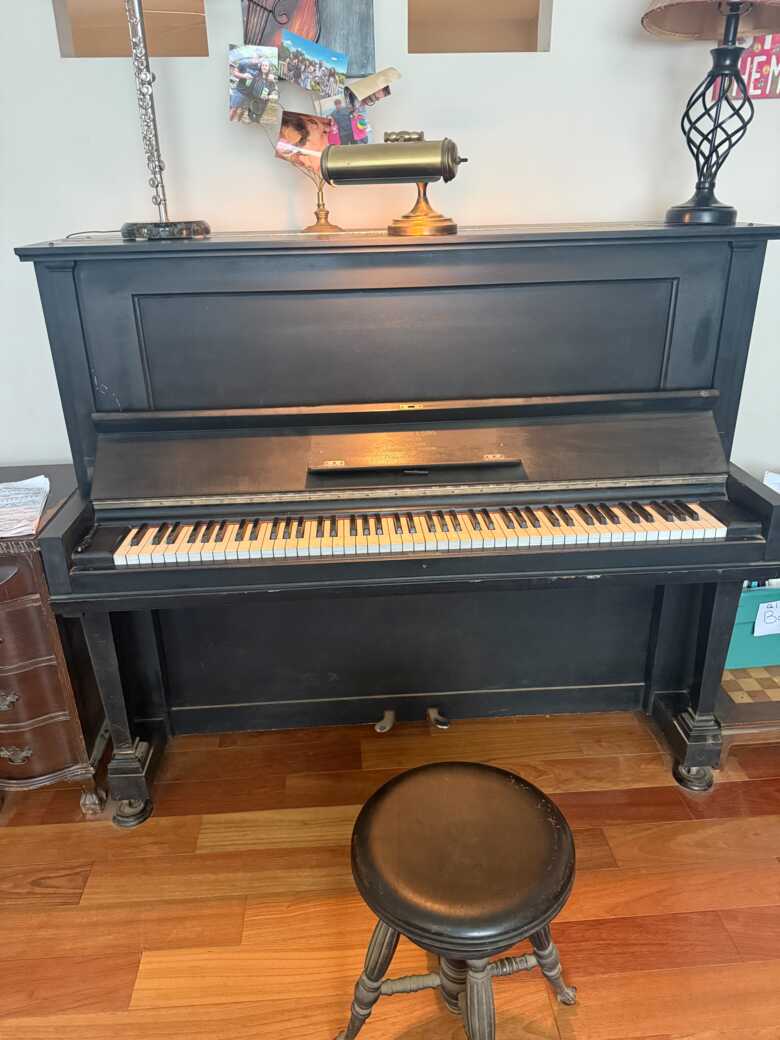 Steinway & Sons Upright Piano – Circa 1895 – Serial #132014 