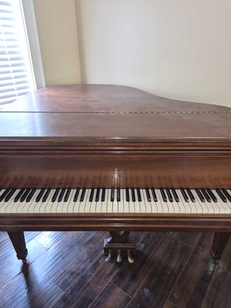 1970 Fischer baby grand piano