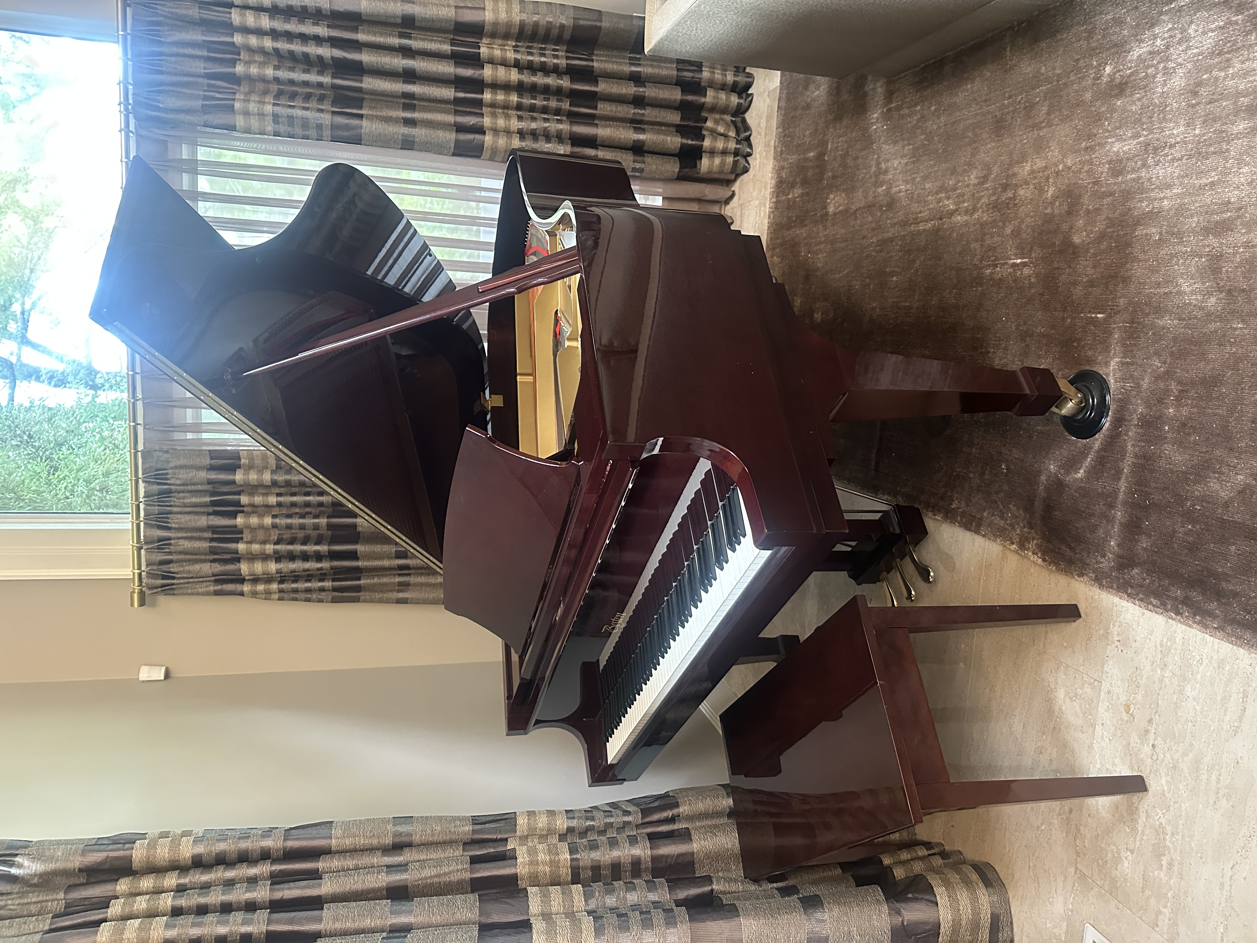 Boston Mahogany Grand Piano, Designed By Steinway & Sons, Ci