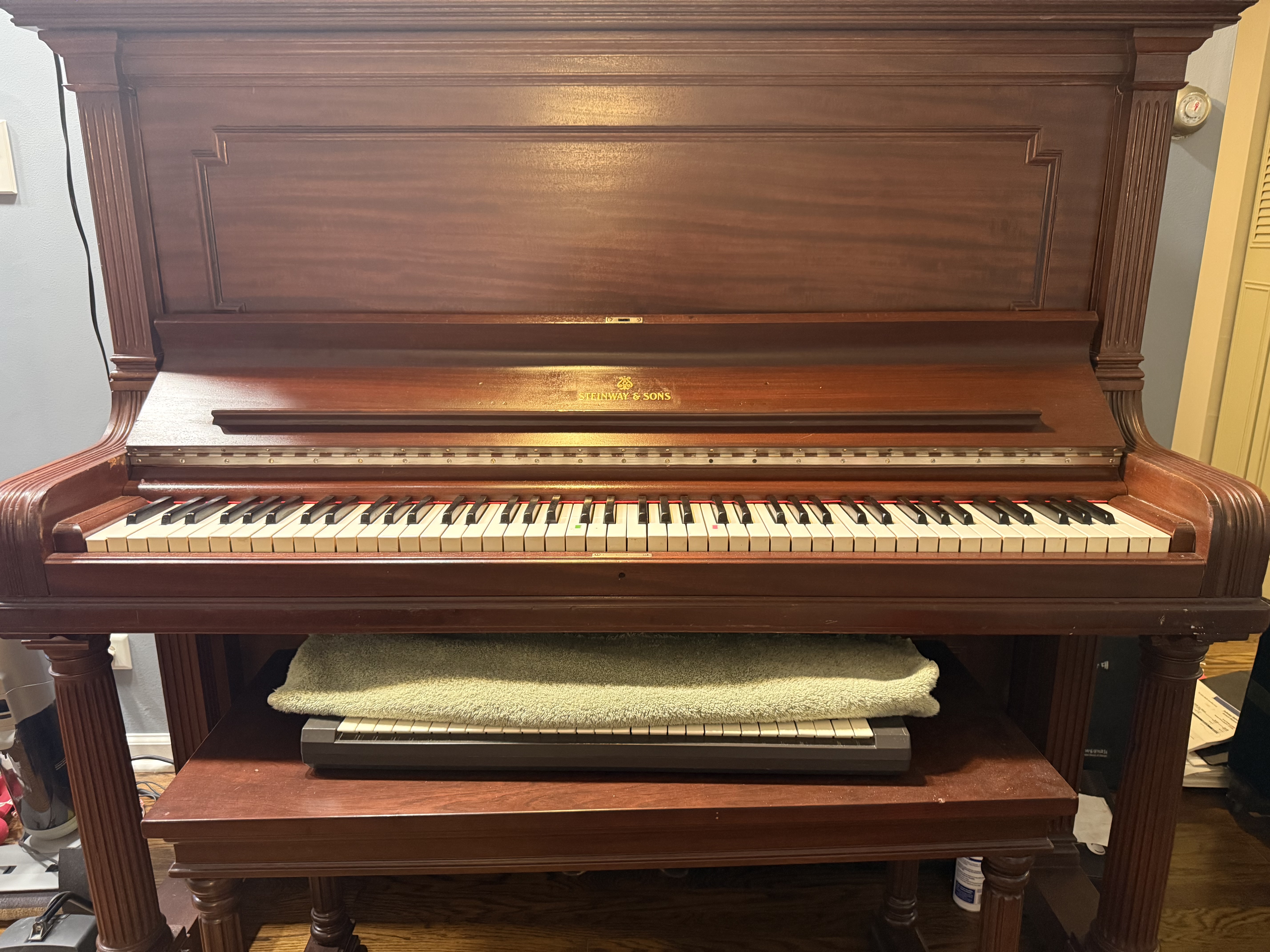 For sale Golden Age 1901 Steinway & Sons Model K (52")