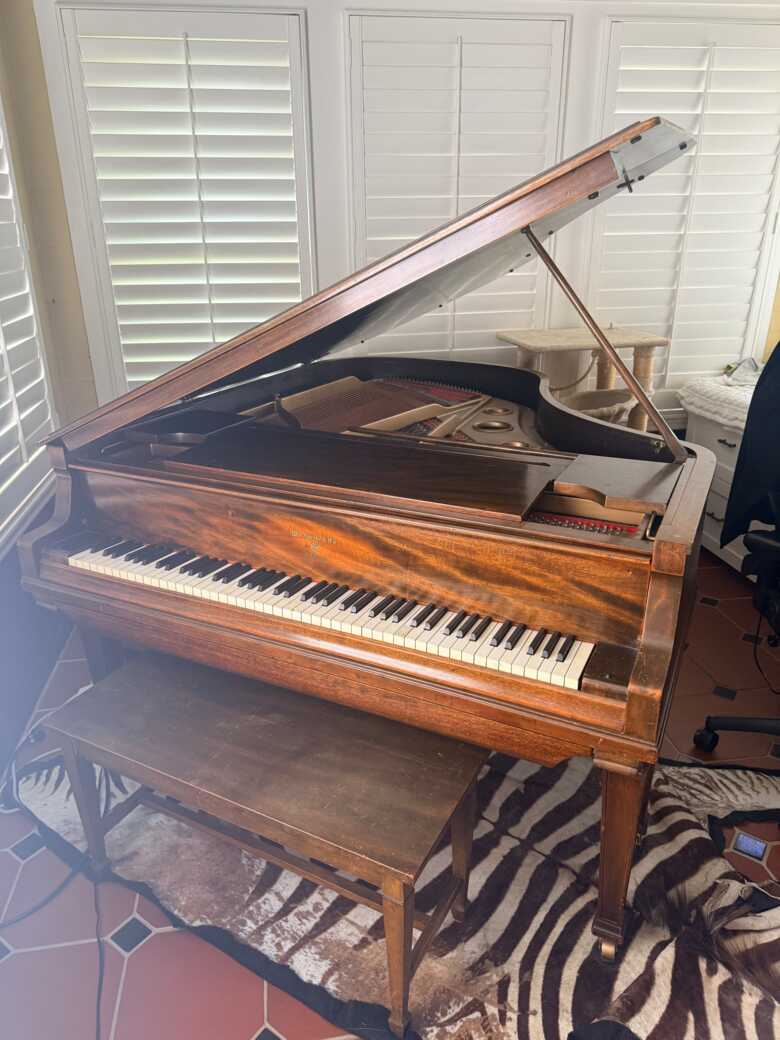 Knabe & Co. AMPICO Reproducing Baby Grand Piano 