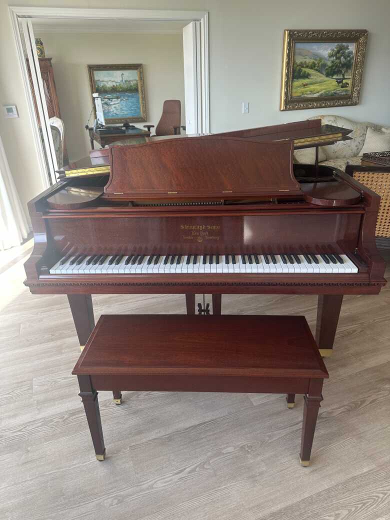Steinway Grand African Pommele Wood Model B Tiffany AP