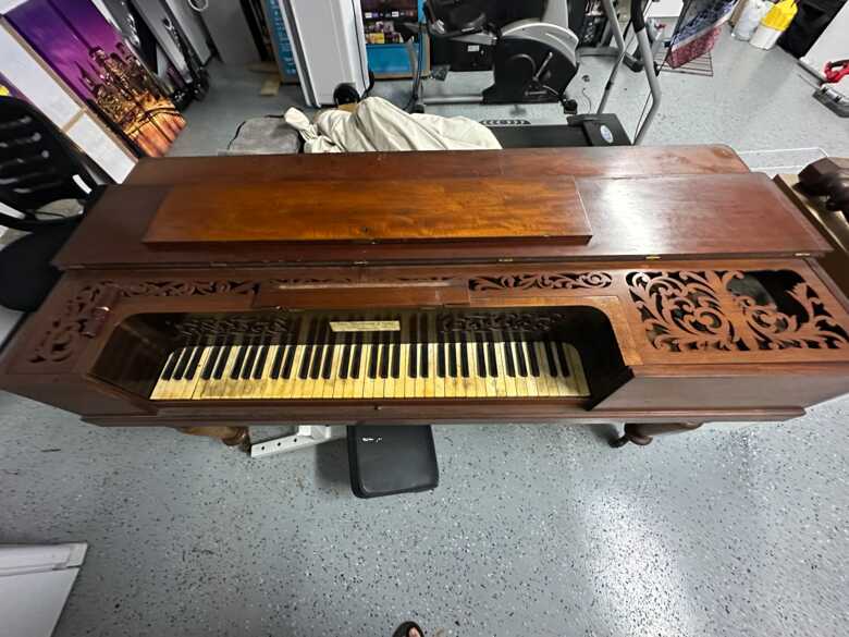 1844 John Broadway and Son’s Square Piano