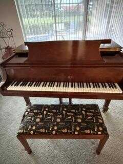 1945 STEINWAY "M" MAHOGANY, FINEST PROFESSIONAL RESTORATION