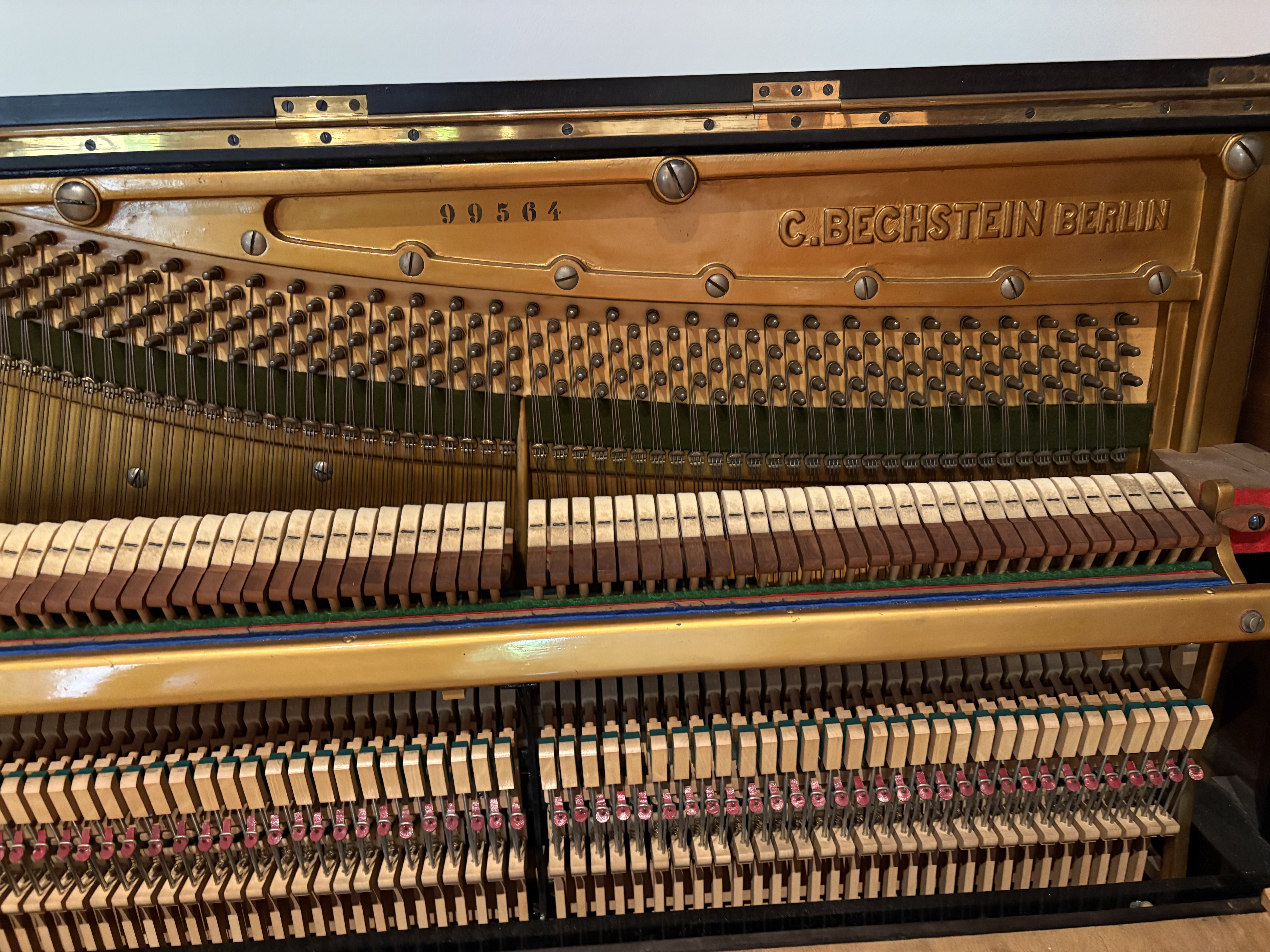 C. Bechstein Model 8 Upright Piano