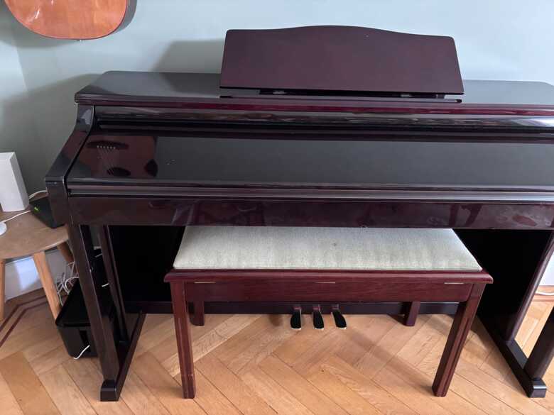 Casio AP-40 Digital Piano – Mahogany Gloss Finish