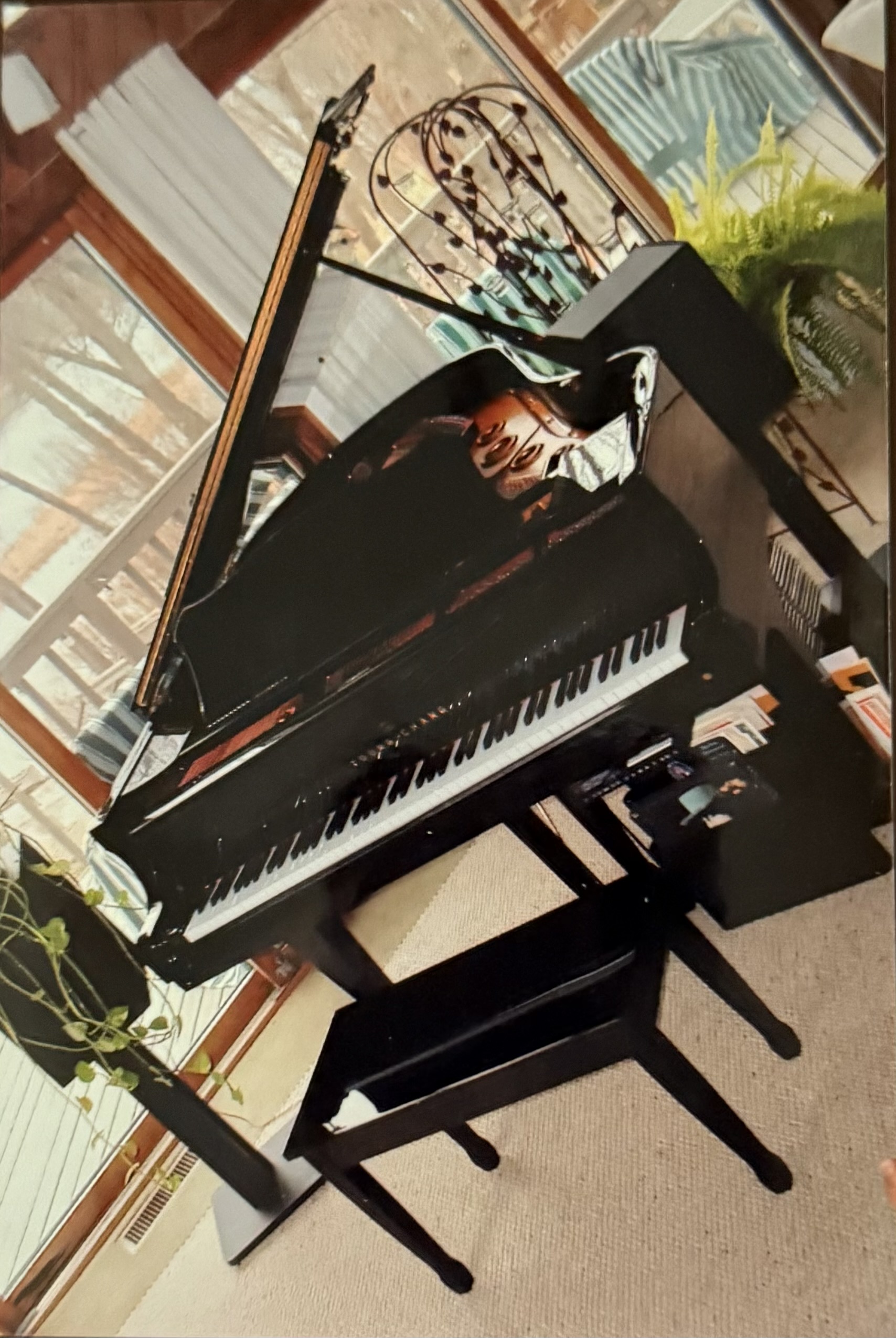 Young Chang G-175 Baby Grand Piano with PianoDisc player sys