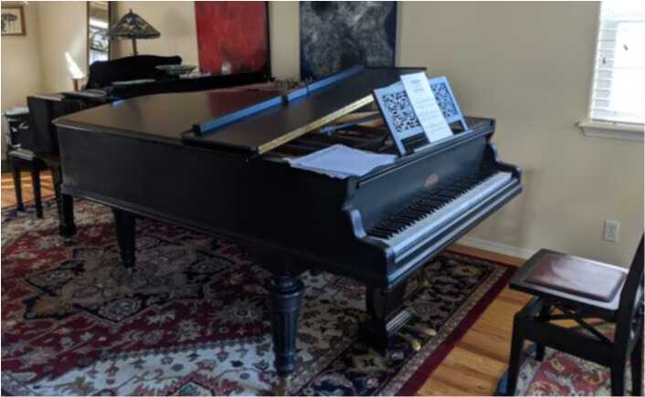 Rare, beautiful and well-playing Erard Grand Piano