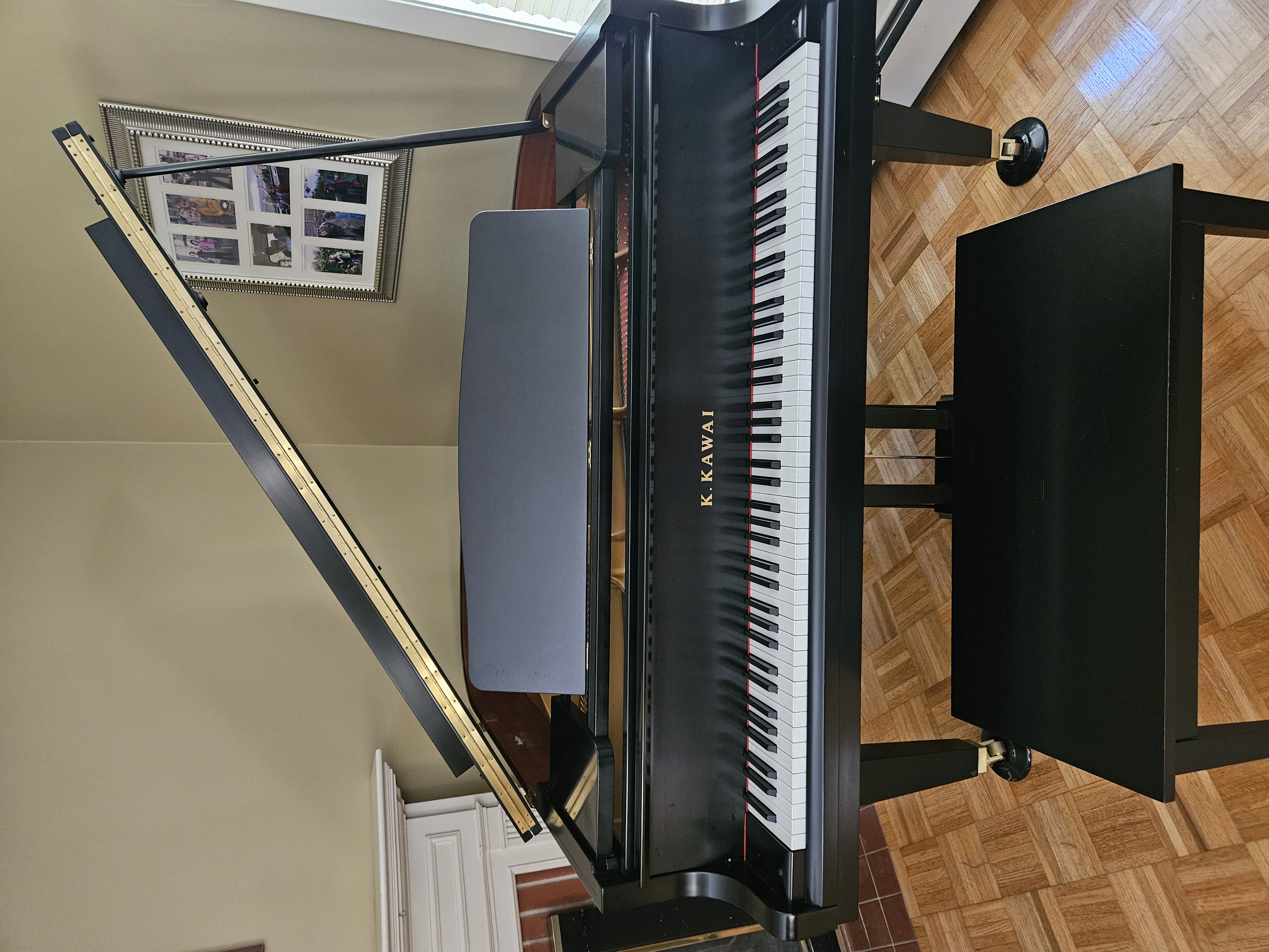 Kawai GM-10K Baby Grand Piano (5'0") - Satin Ebony