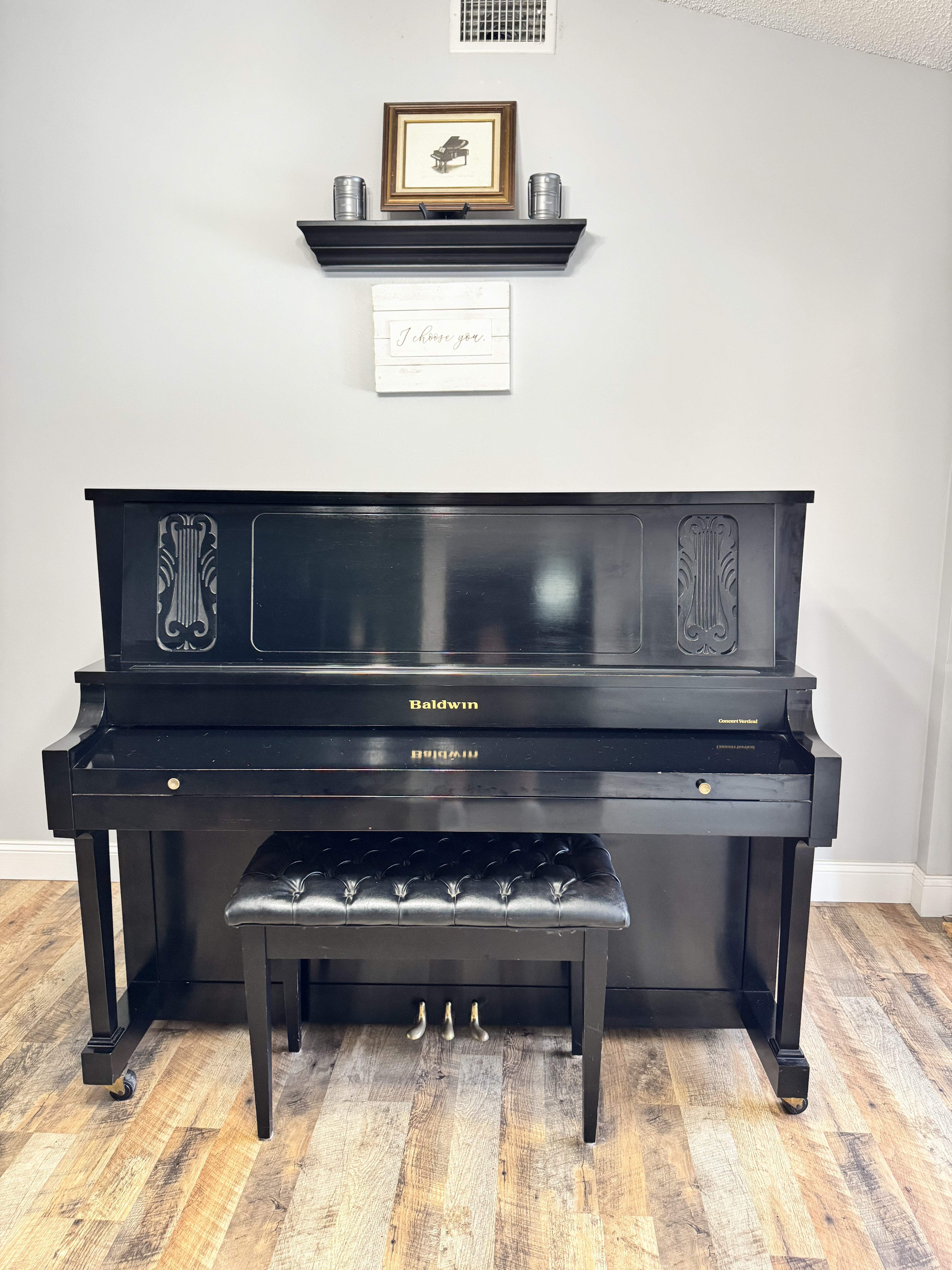 1990 Baldwin Model 6000 Concert Vertical Piano (52") – Excel