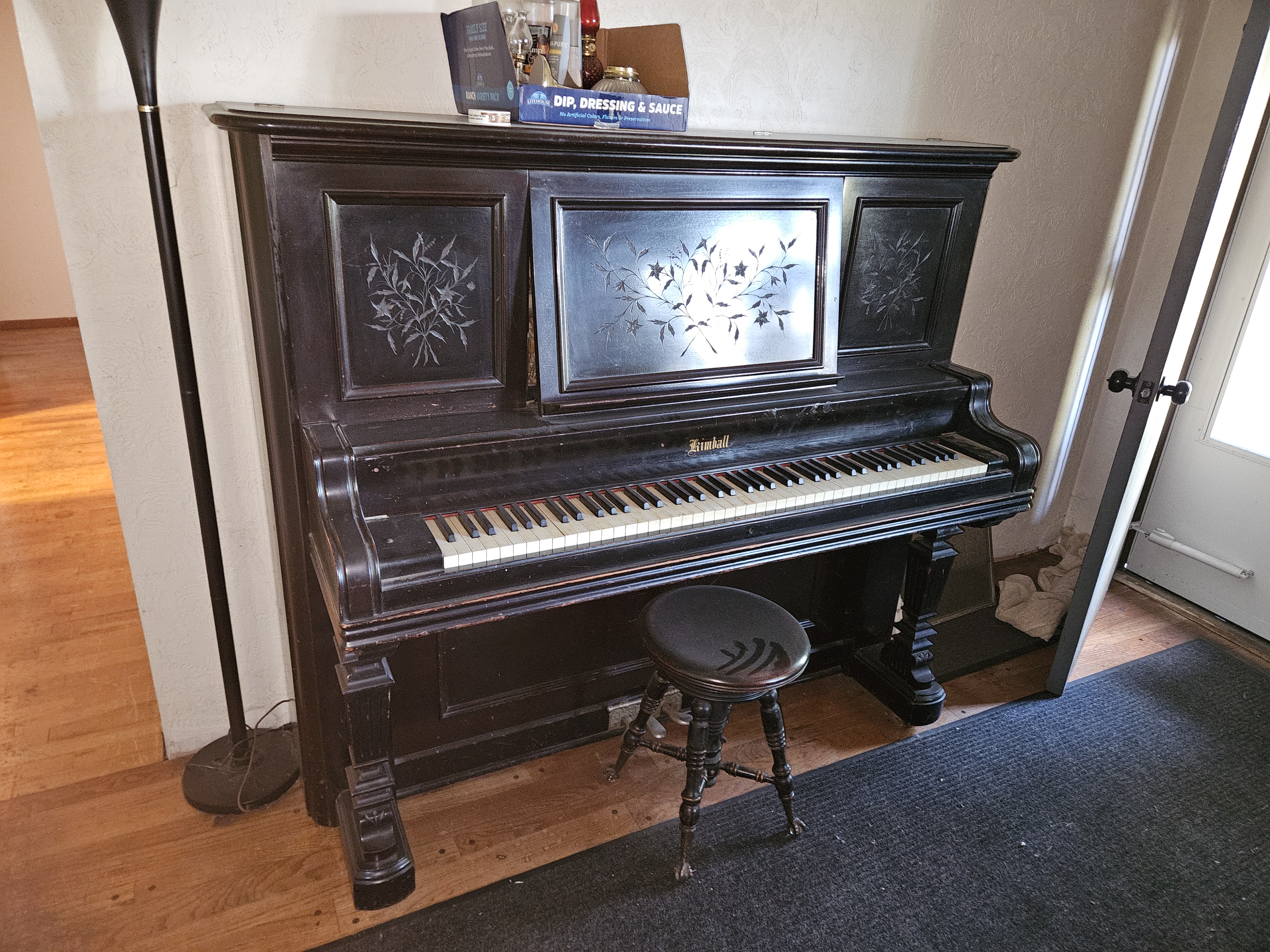 Late 19th Century Upright Kimball Piano