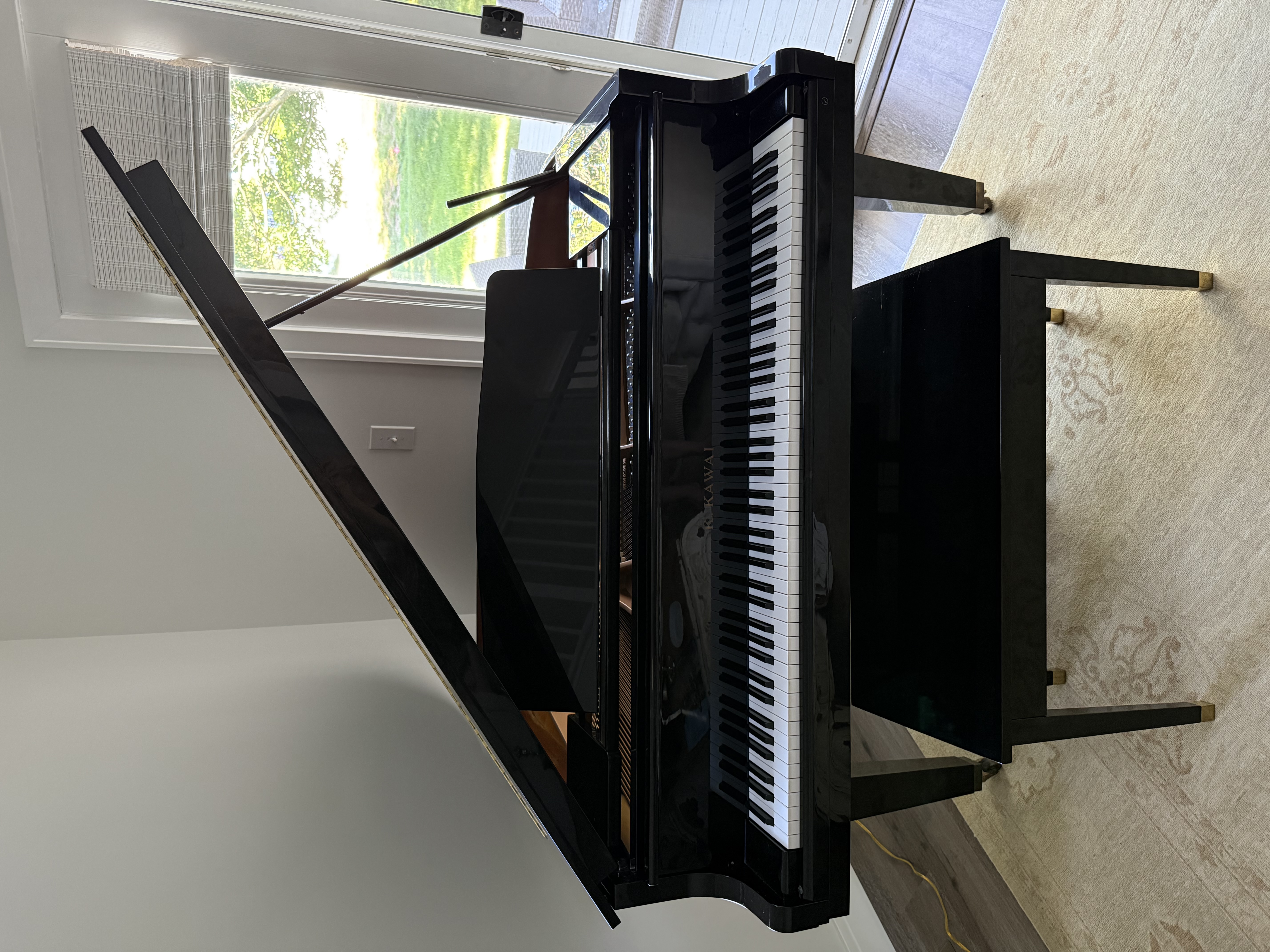 Beautiful Black Kawai Baby Grand