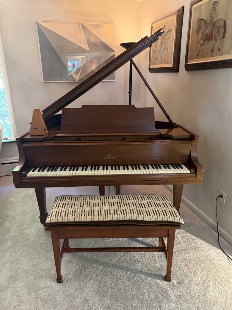 Steinway Model M baby grand piano, circa 1931 "Golden Age"