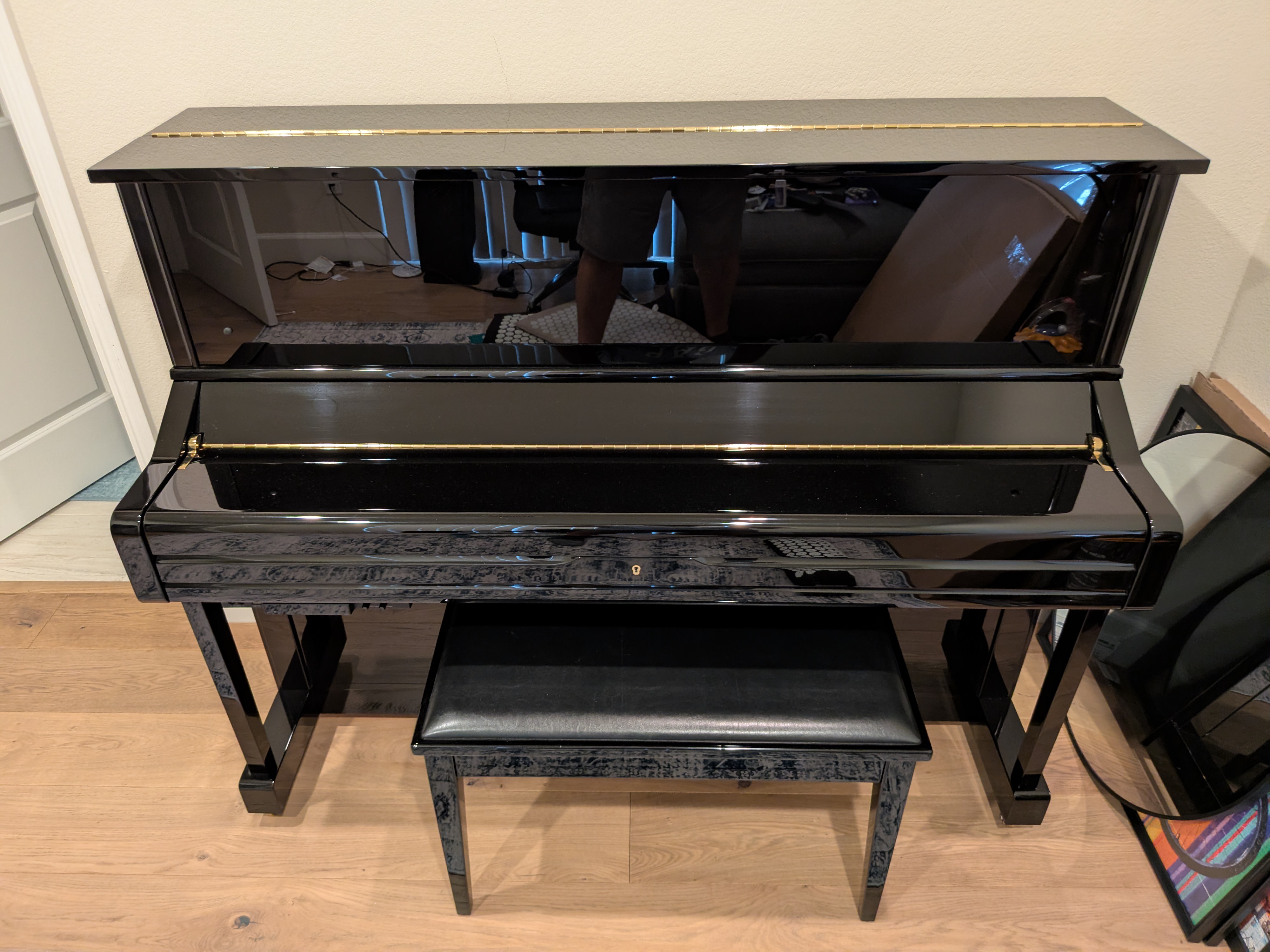 2020 Yamaha U1 TA2 TransAcoustic™ Upright (48") – Polished E