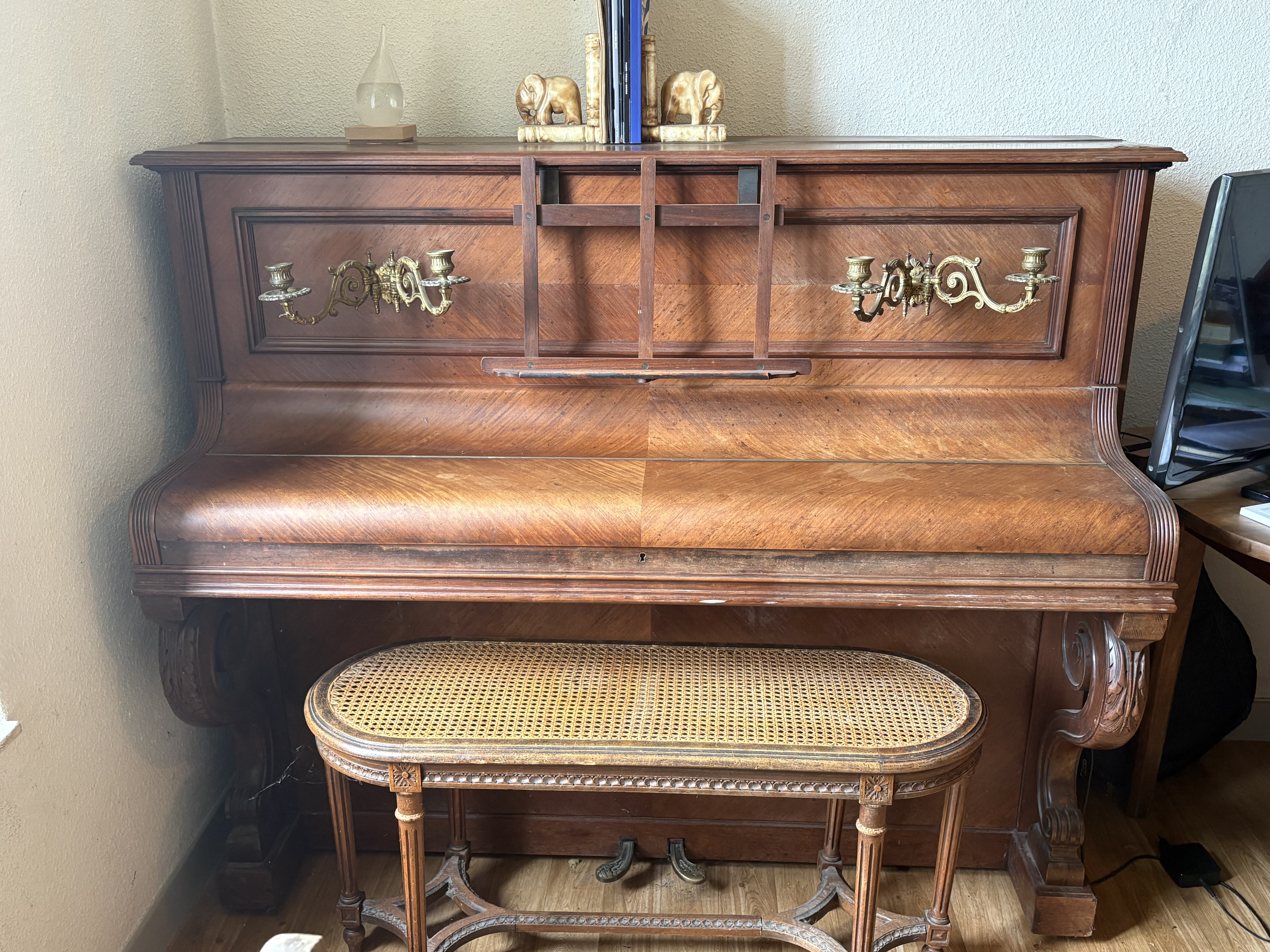 Piano droit Gaveau 1909 environ 