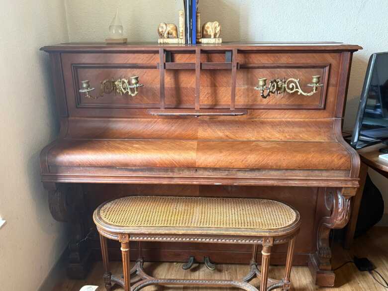 Piano droit Gaveau 1909 environ 