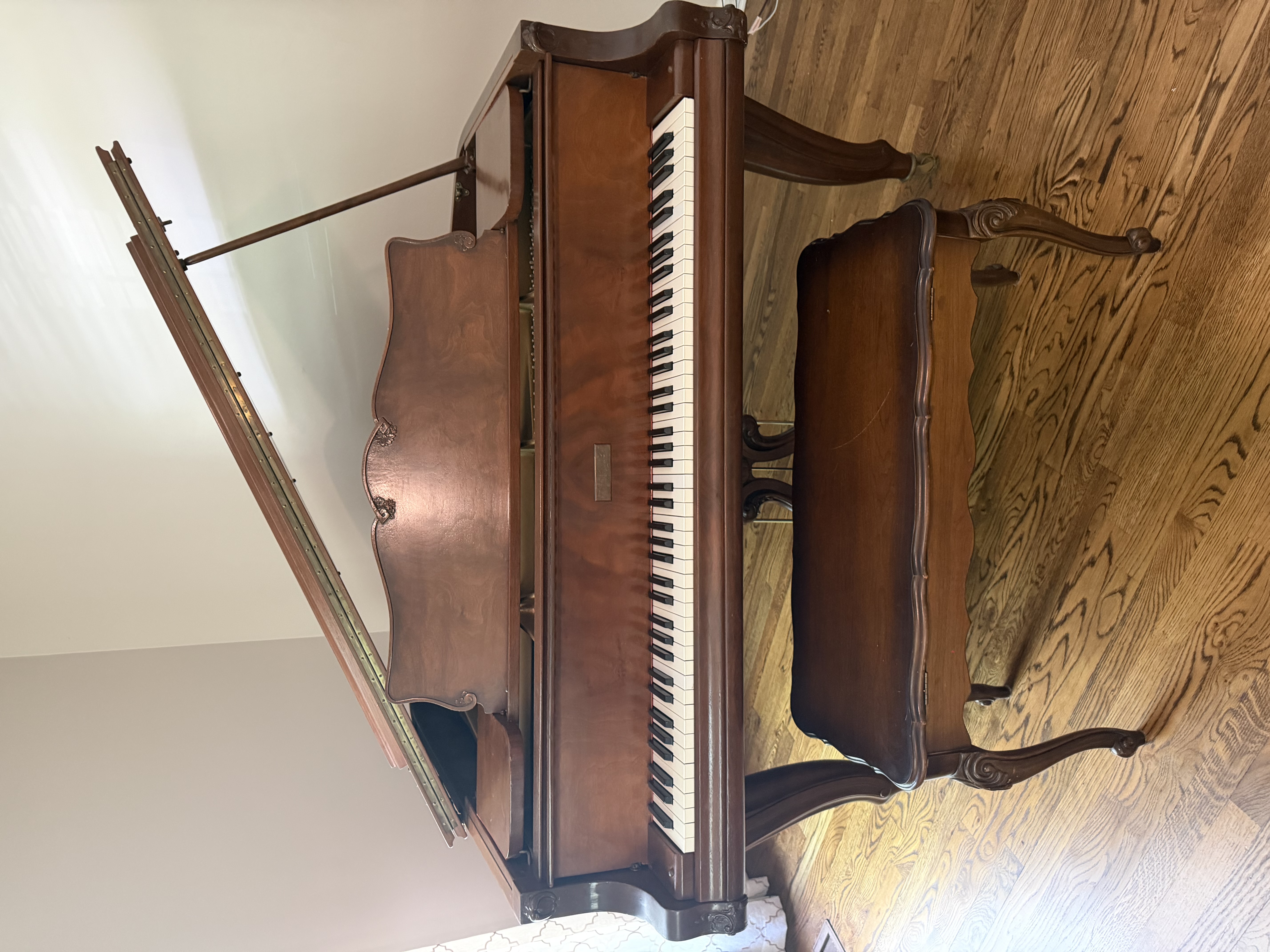 1926 Louis XV style William Knabe 5’ 10” grand piano