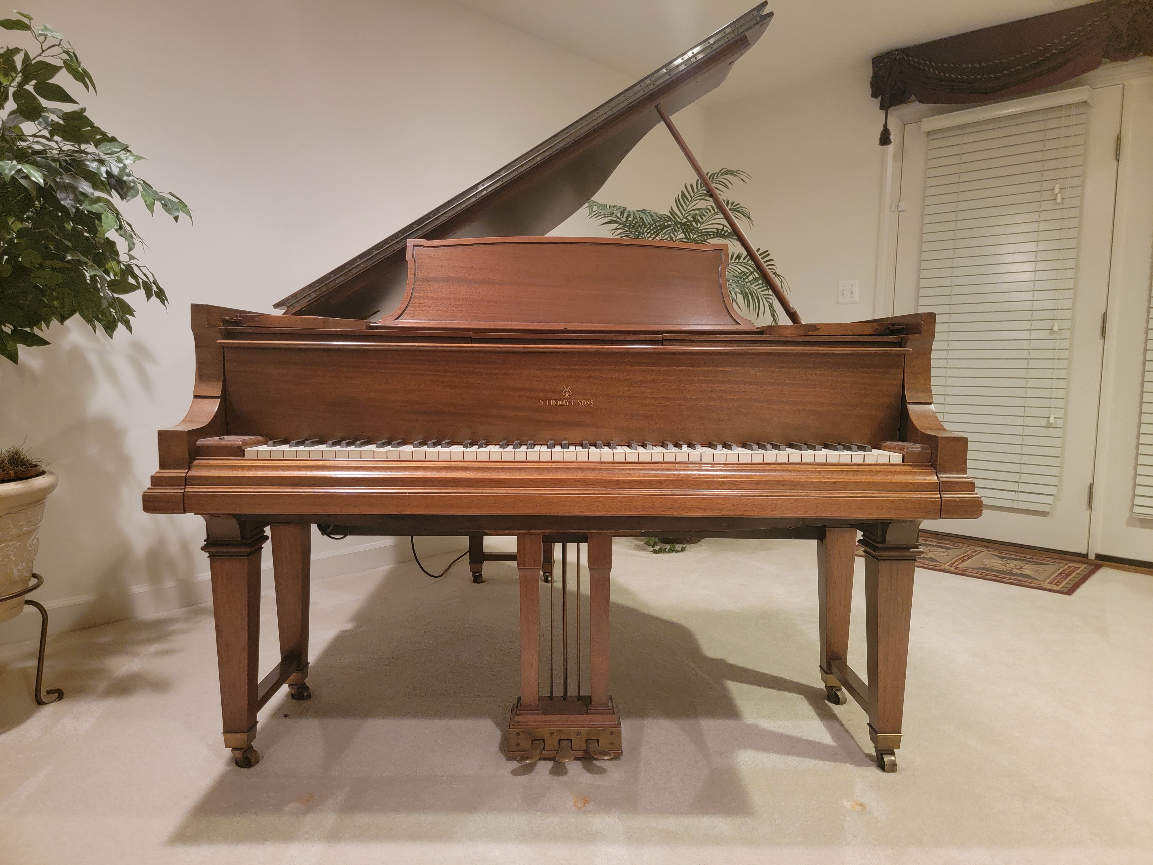 1923 Steinway & Sons Model B Duo-Art Reproducing Grand Piano