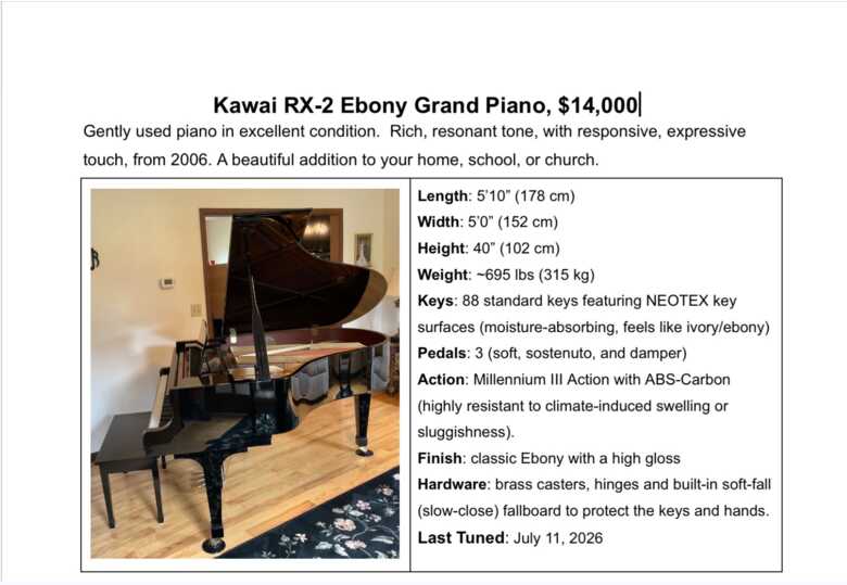 Amazing Grand Piano