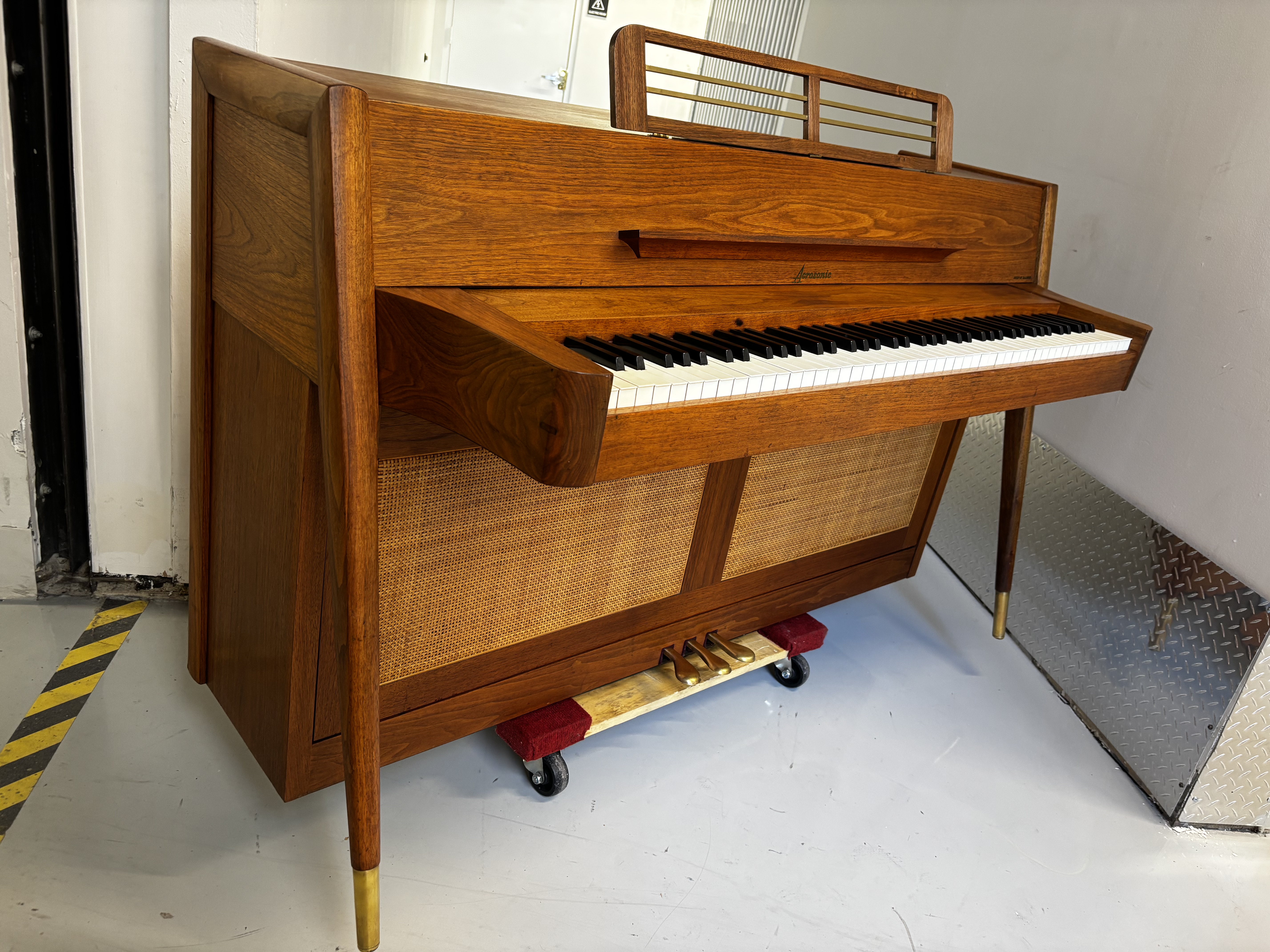 1969 Baldwin Acrosonic Walnut MCM Design Fully Restored!