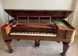 VICTORIAN CHICKERING GRAND SQUARE PIANO MUST GO BY APRIL 4