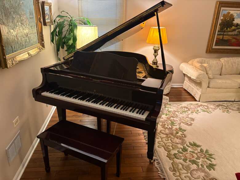 Stunning baby grand piano classic in excellent condition