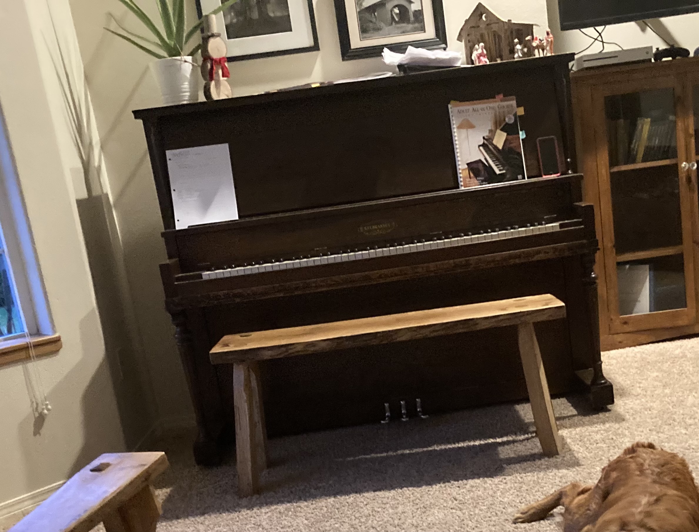 Charming old piano