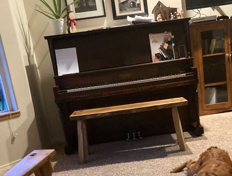Charming old piano