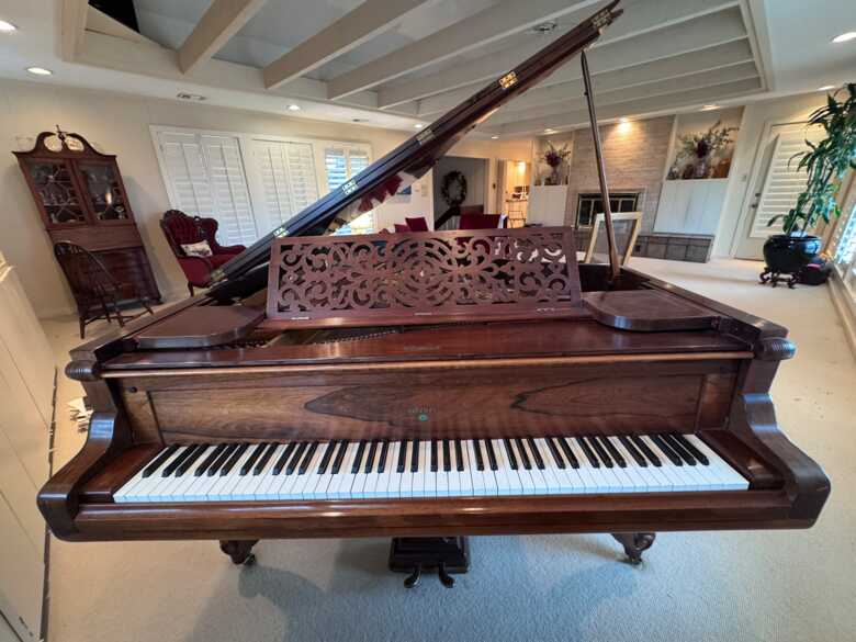 1882 Weber Grand Rosewood Professionally Restored