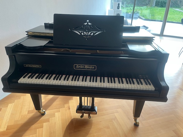 Berdux grand piano restaured in Steinway workshop