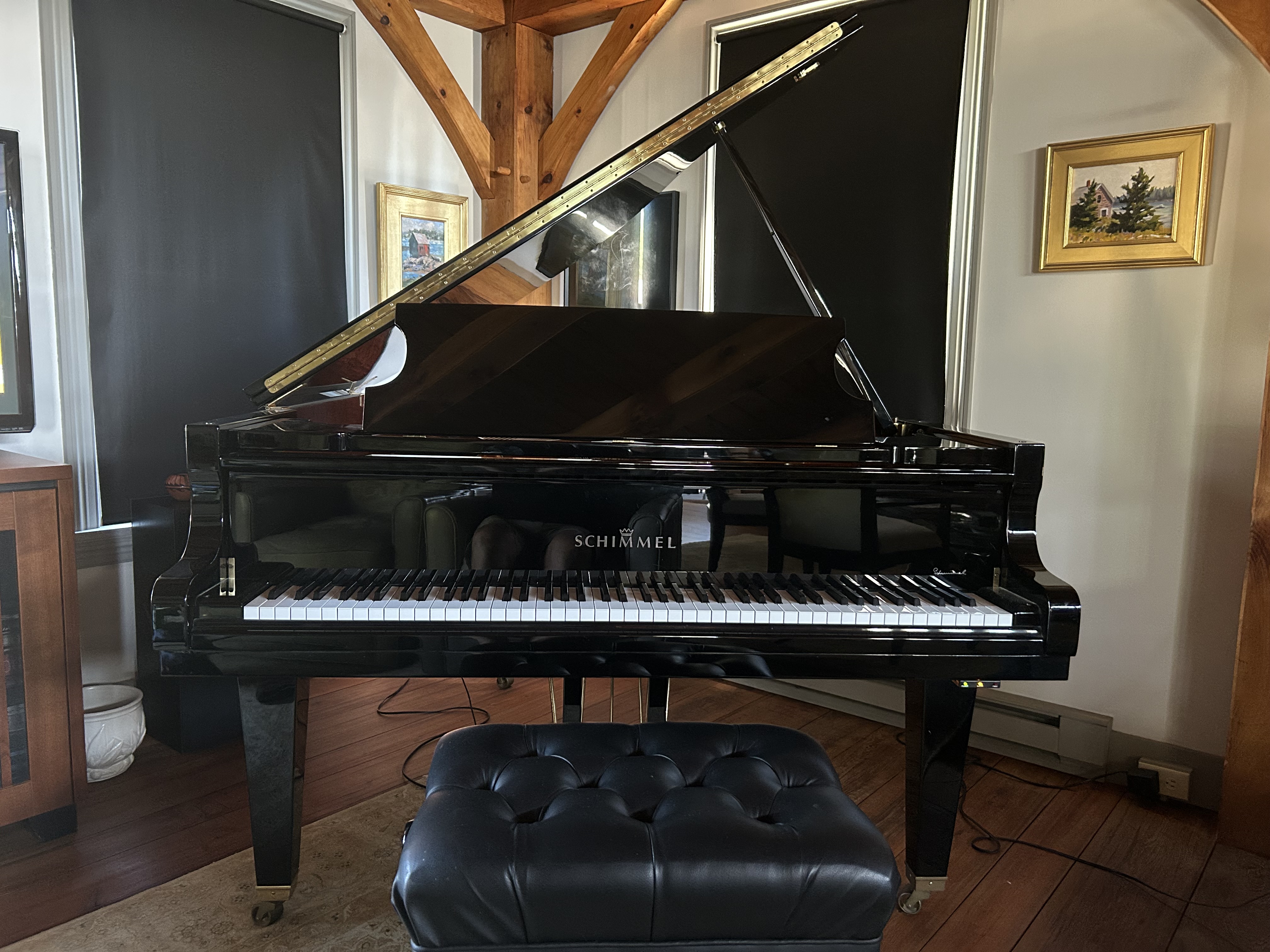 Schimmel SP182 Grand Piano Polished Ebony Finish